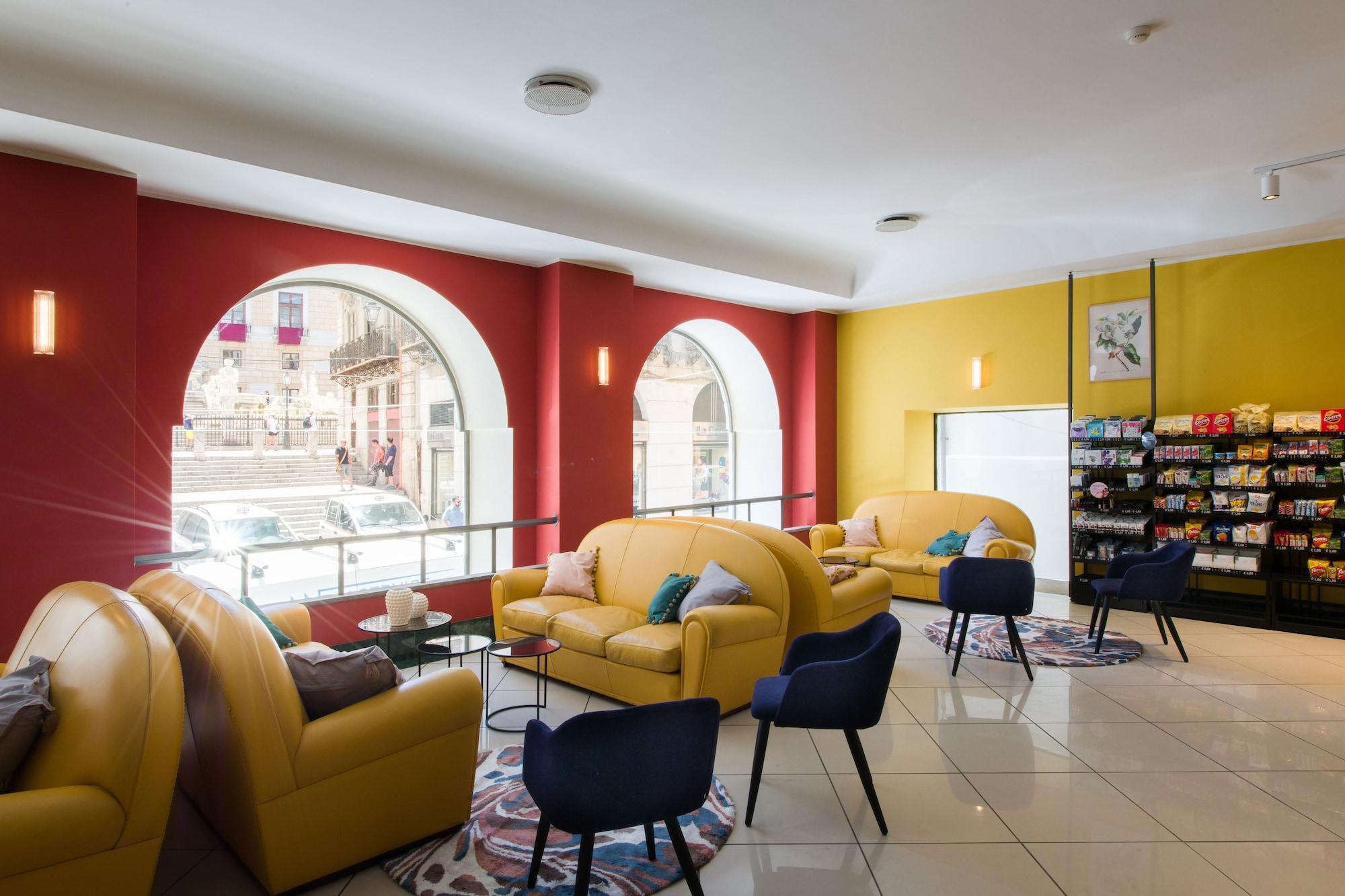 Vista Lobby B&B Hotel Palermo Quattro Canti
