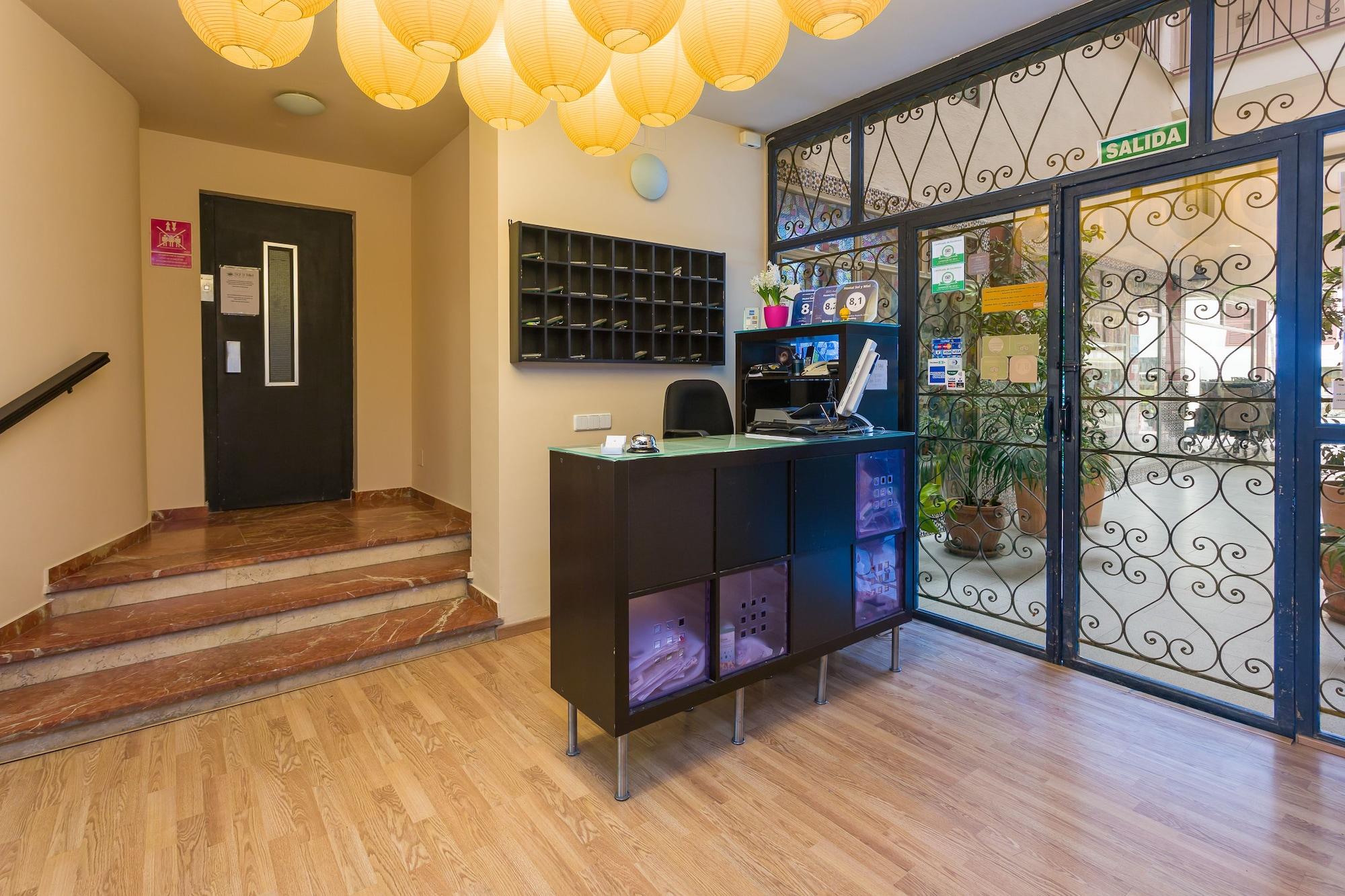 Vista Lobby Sol y Miel Hostal