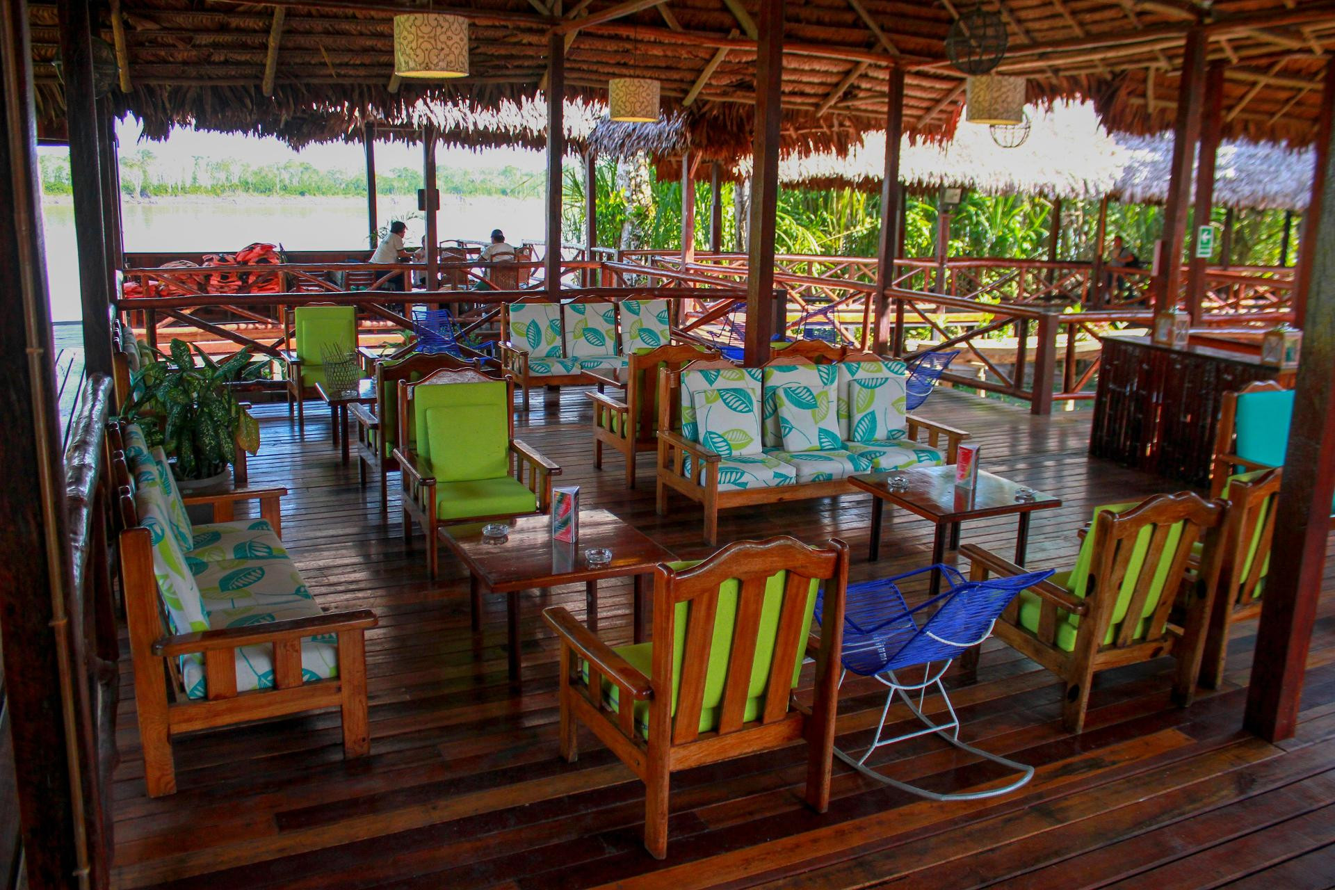 Vista Lobby Heliconia Amazon River Lodge