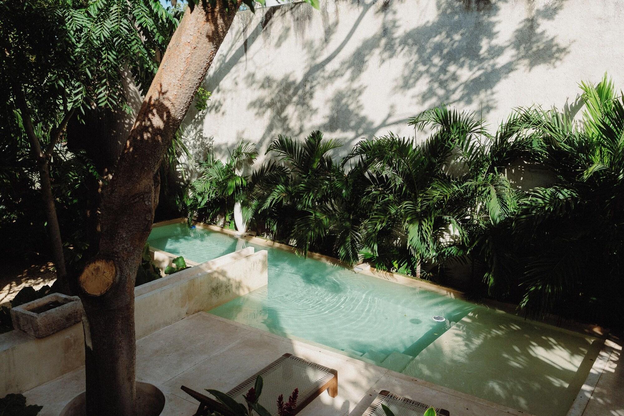 Vista Piscina Casa Querida