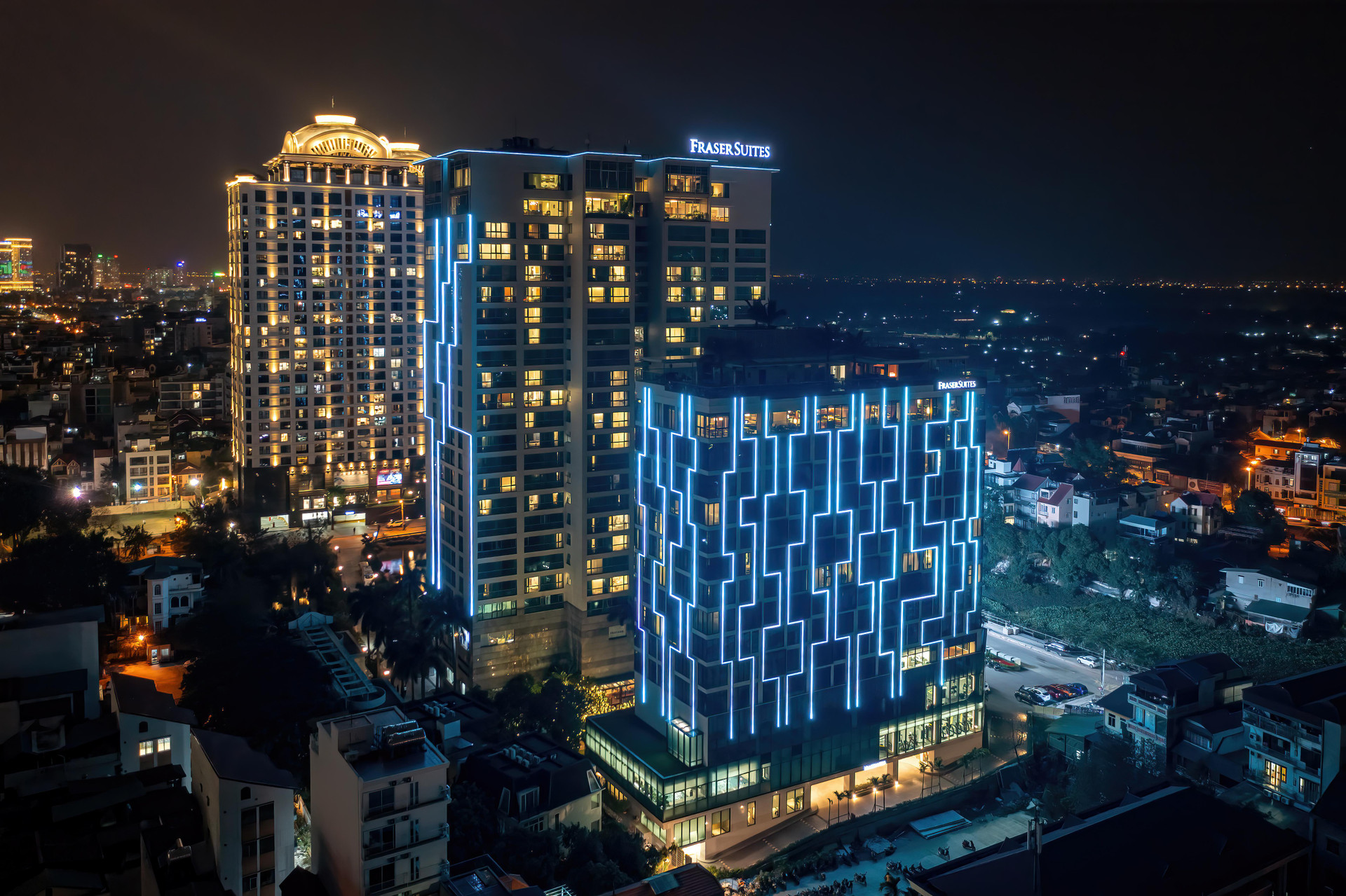Vista Exterior Fraser Suites Hanoi