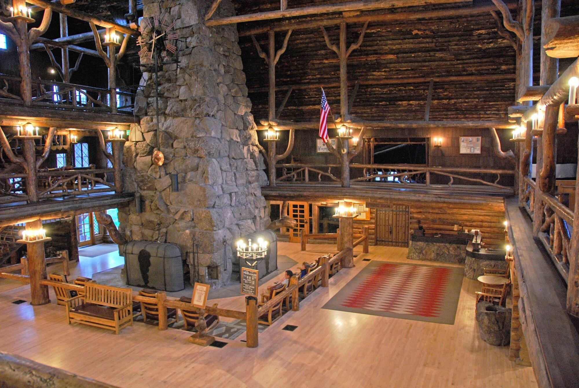 Vista Lobby Old Faithful Inn - Inside the Park