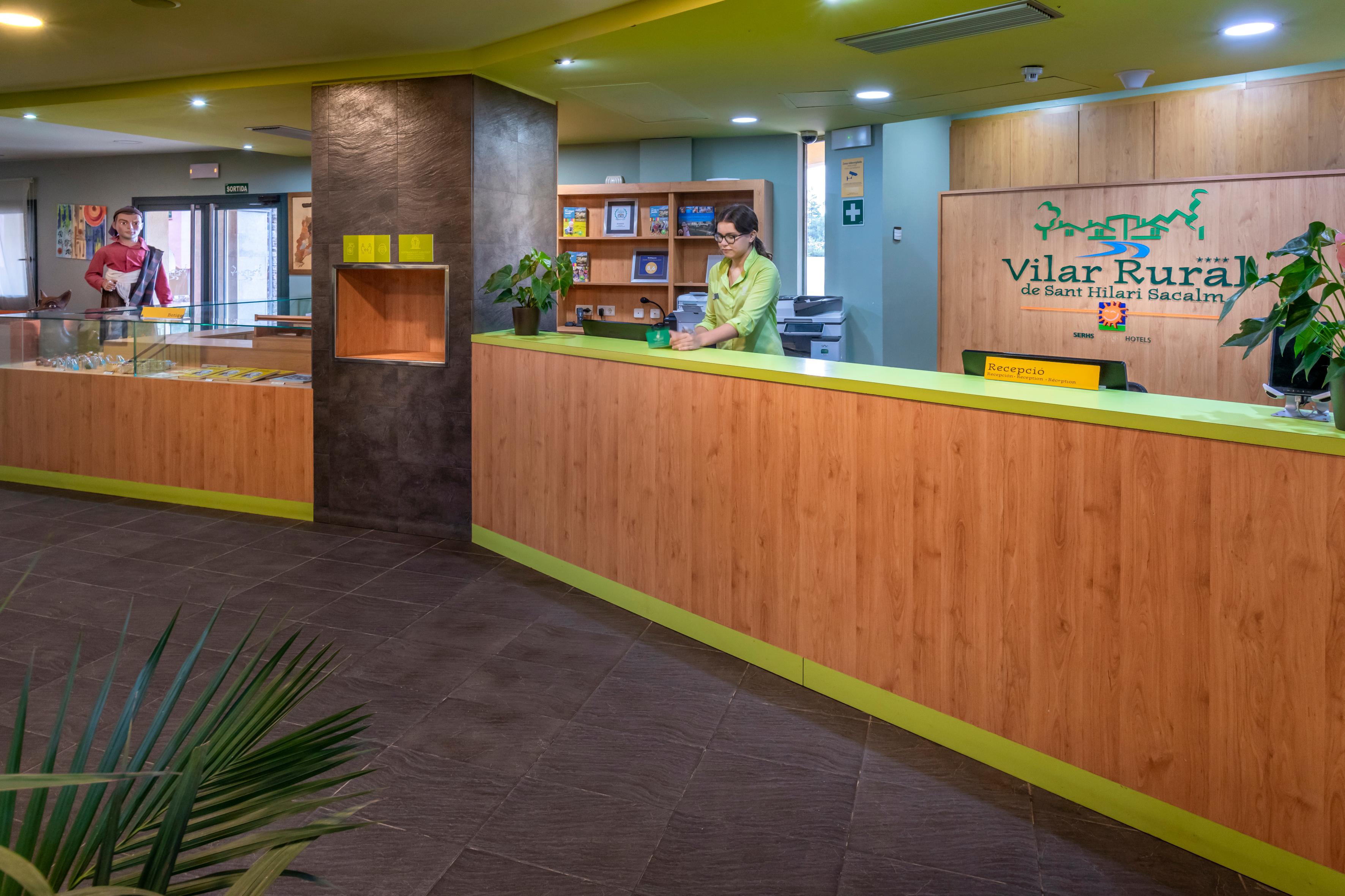Vista Lobby Vilar Rural Sant Hilari Sacalm by Serhs Hotels