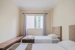 Alquiler Vacacional - Apto próximo ao mar c/ churrasq. 3 qts ELM701