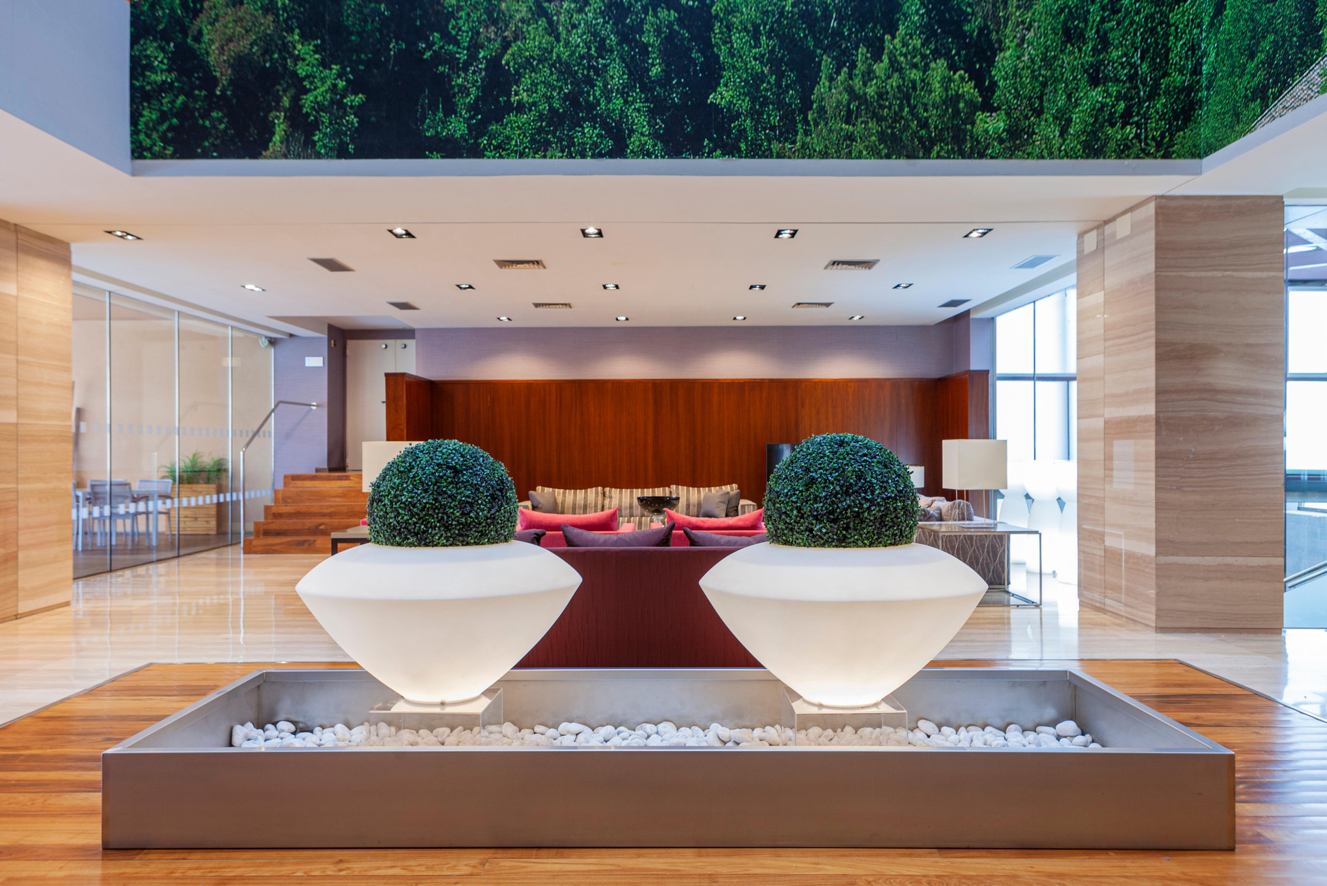 Vista Lobby Hotel Macià Real de La Alhambra