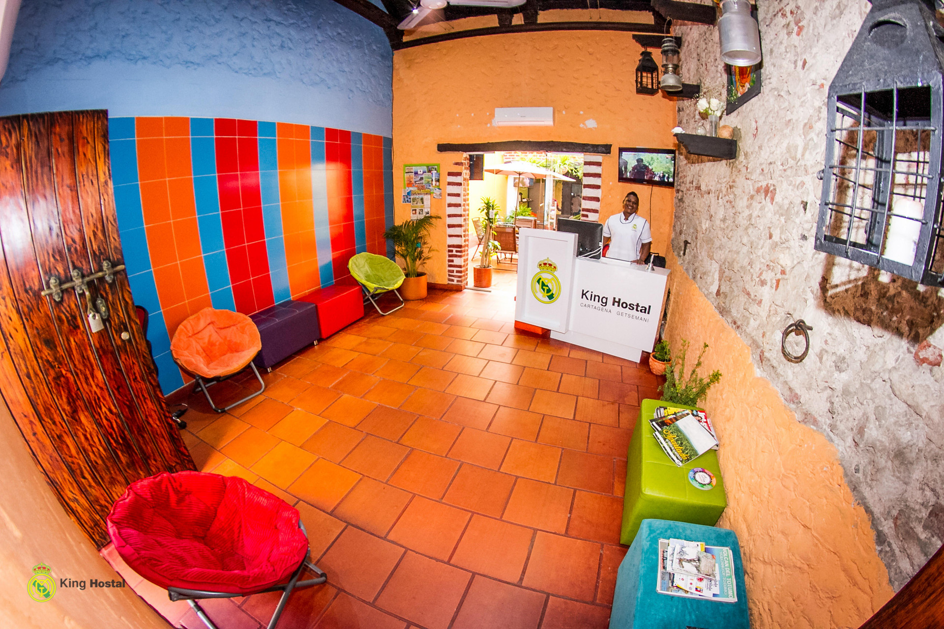 Vista Lobby King Hostal Getsemani Cartagena - Hostel