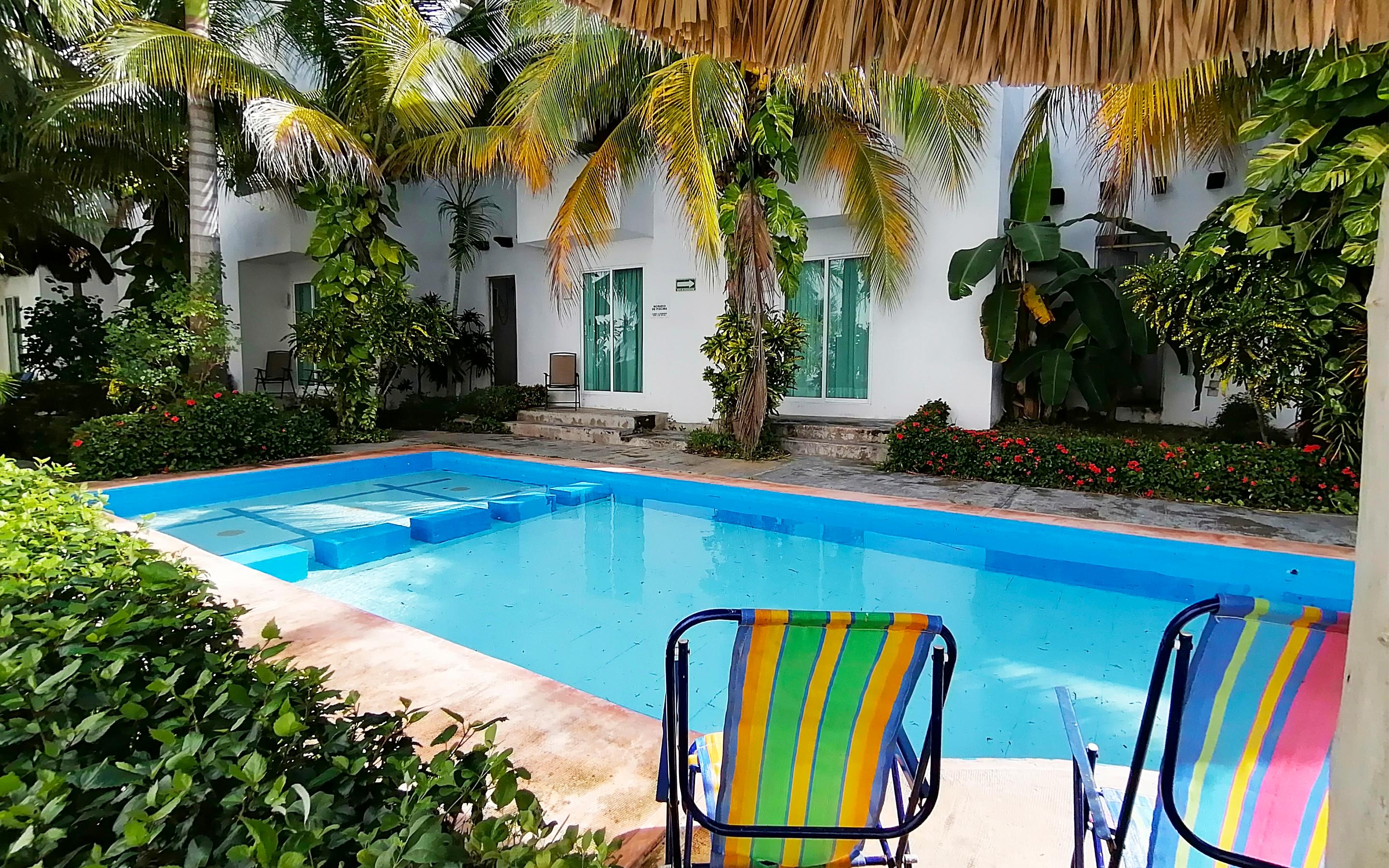 Vista Piscina Paraiso Seyba Hotel