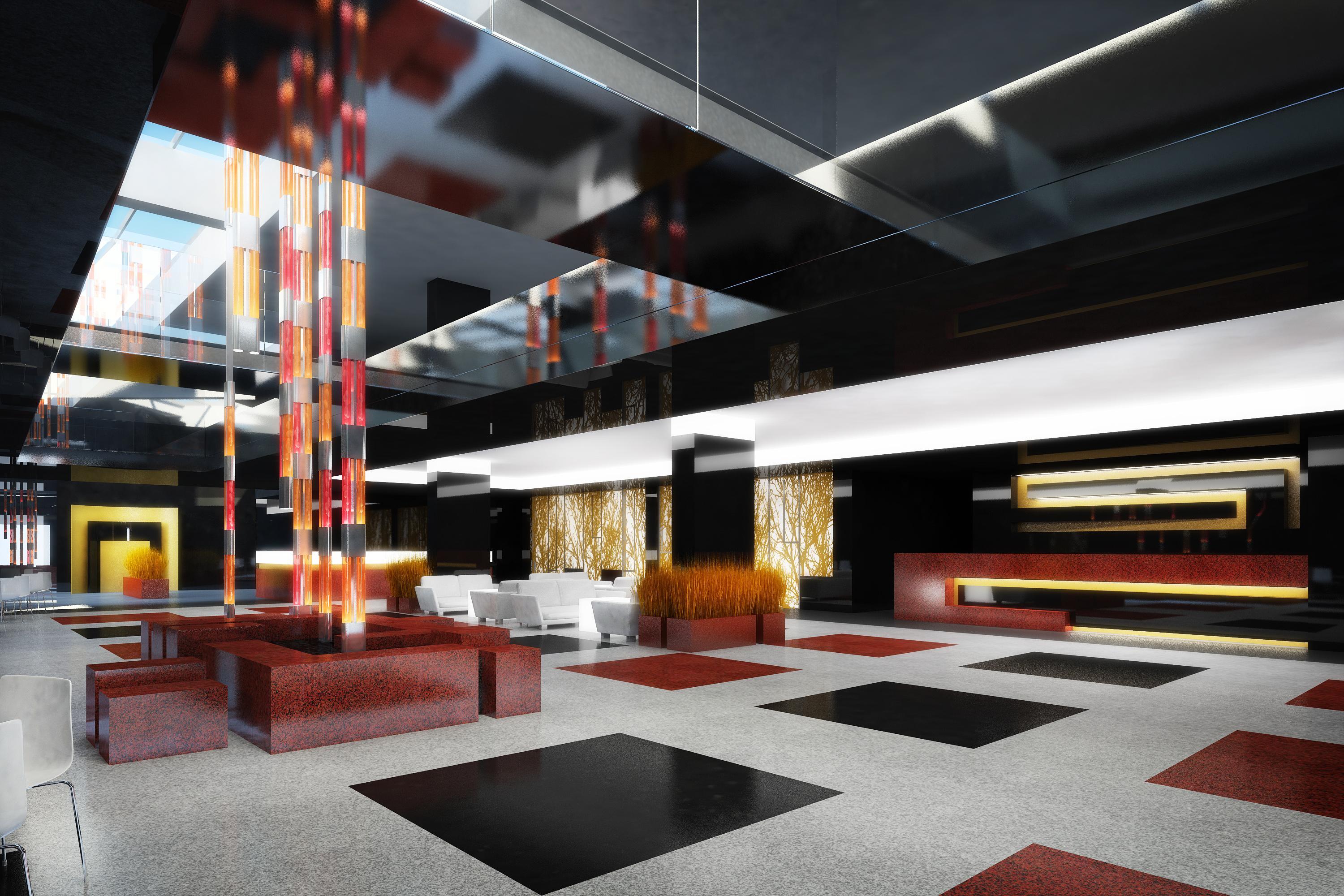Vista Lobby Grandior Hotel Prague