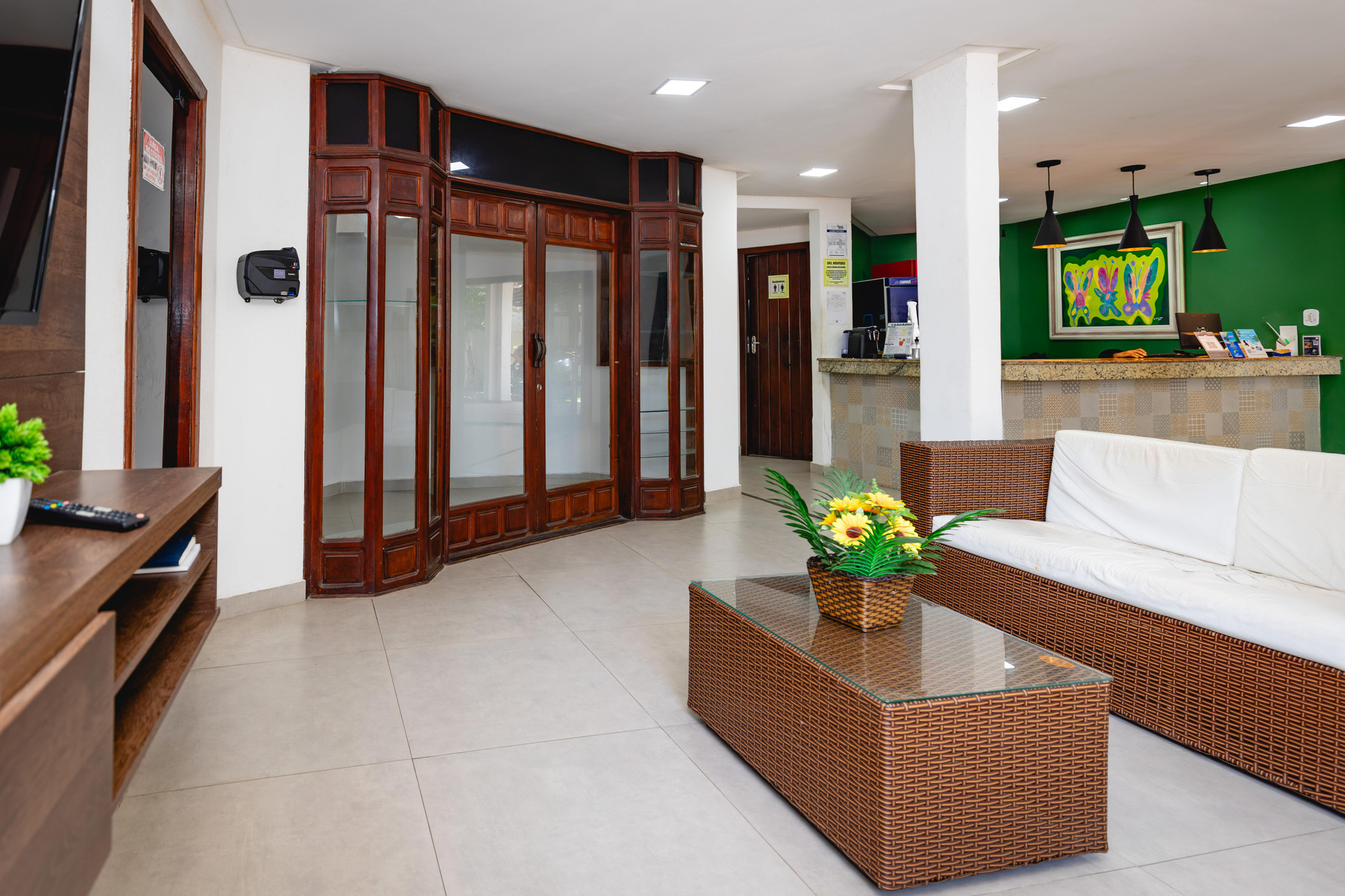 Vista Lobby Arraial do Sol Beach Hotel