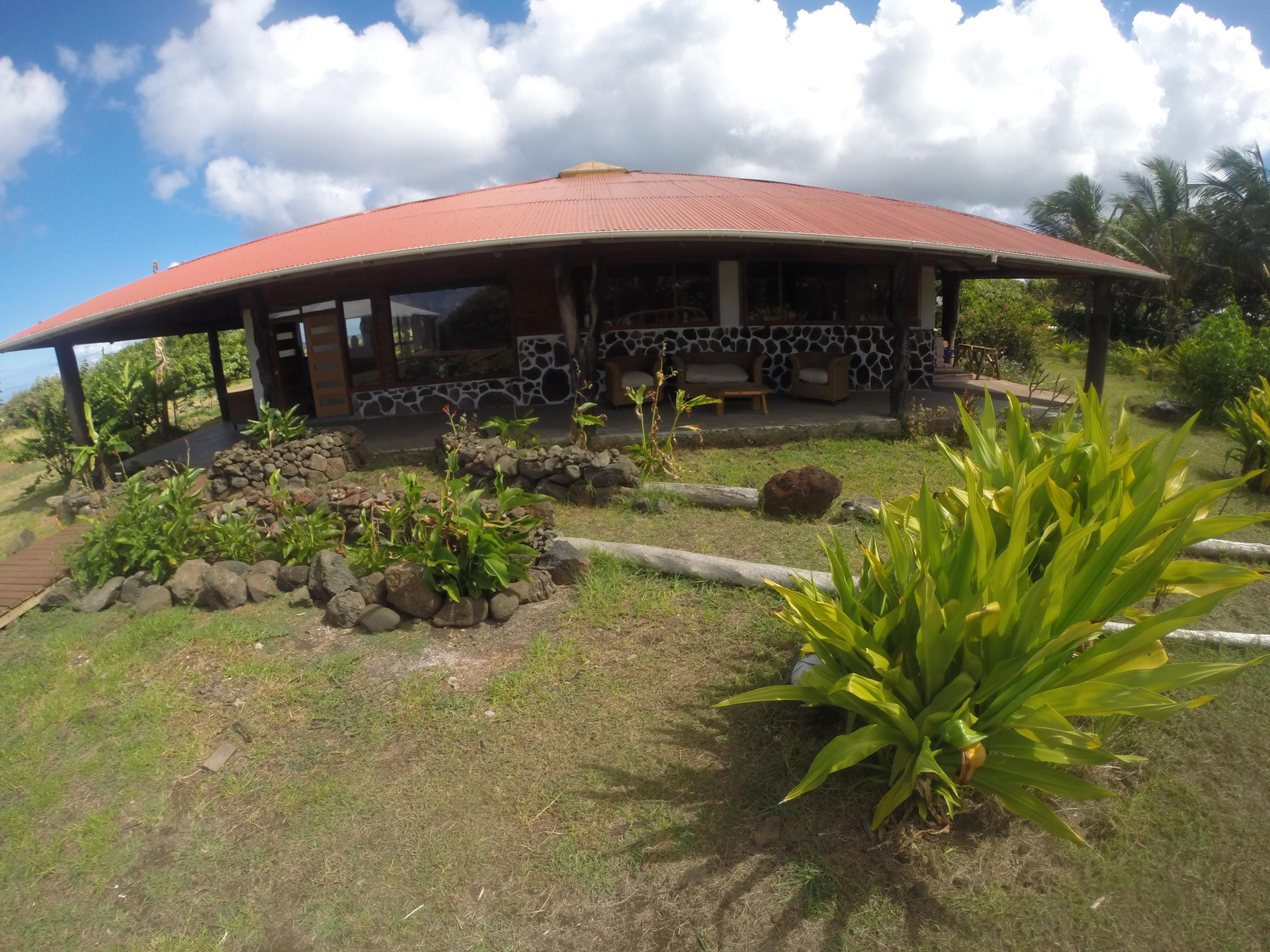 Bar/Salón Lemu Lodge Vaihu