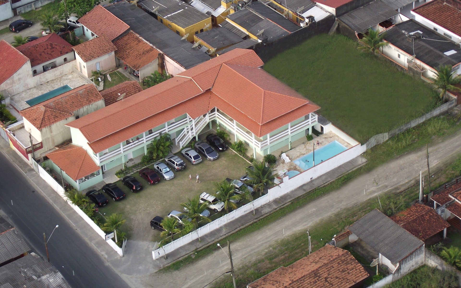 Vista Exterior Pousada Canto da Ilha