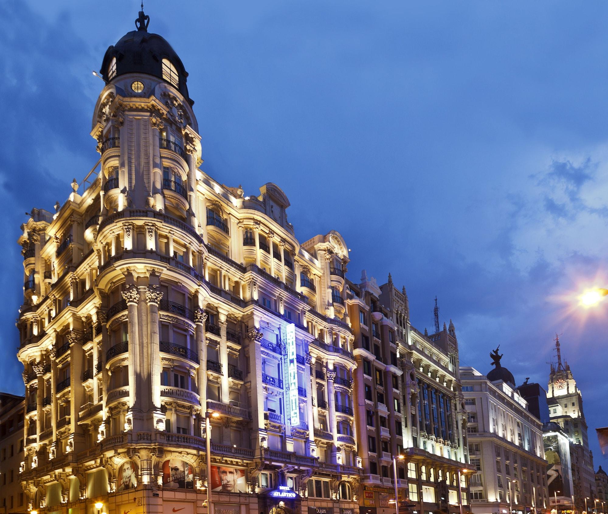 Vista Exterior Hotel Atlantico Madrid