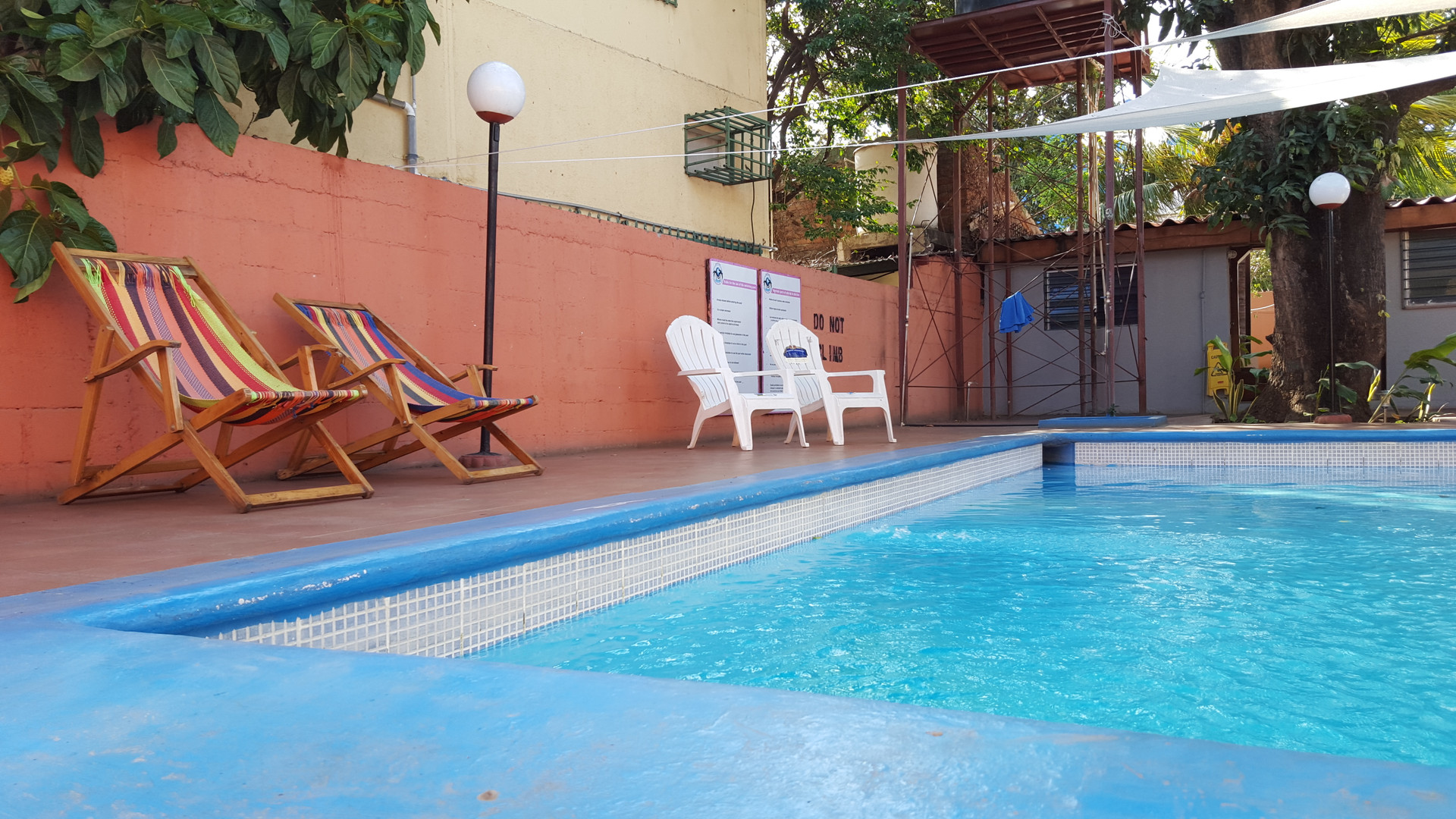 Vista Piscina Managua Backpackers Inn