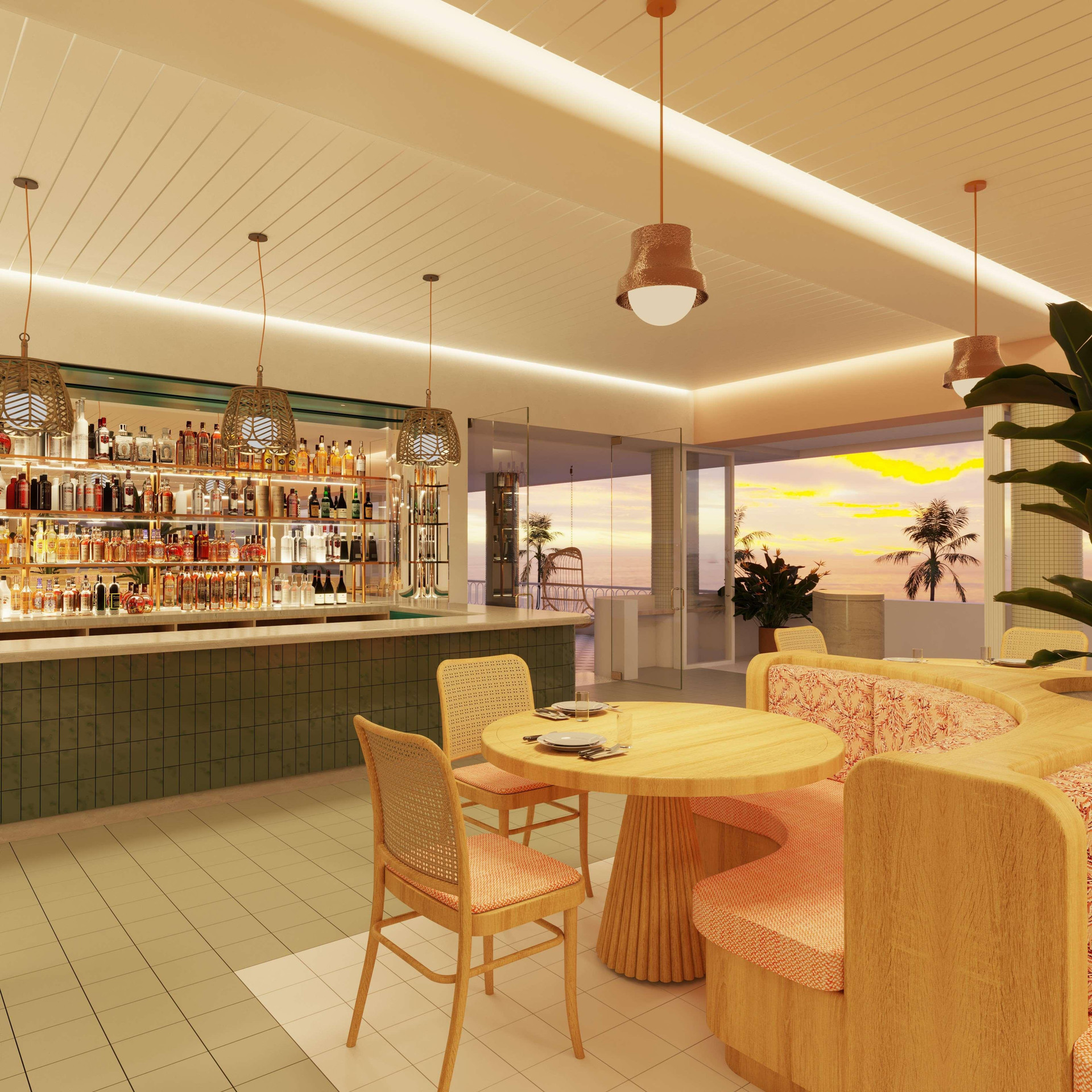 Bar/Salón Perla La Paz, Tapestry Collection By Hilton