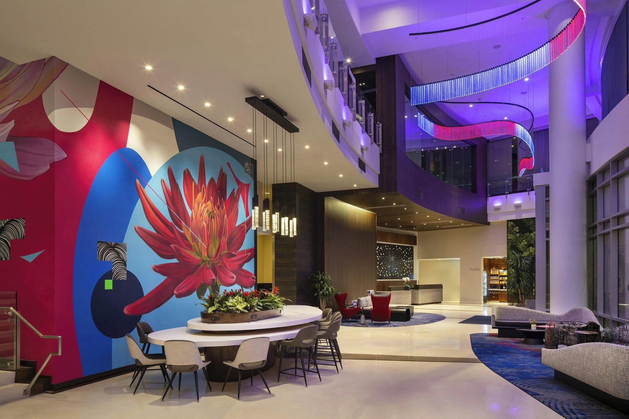 Vista Lobby Residence Inn Los Angeles L.A. LIVE