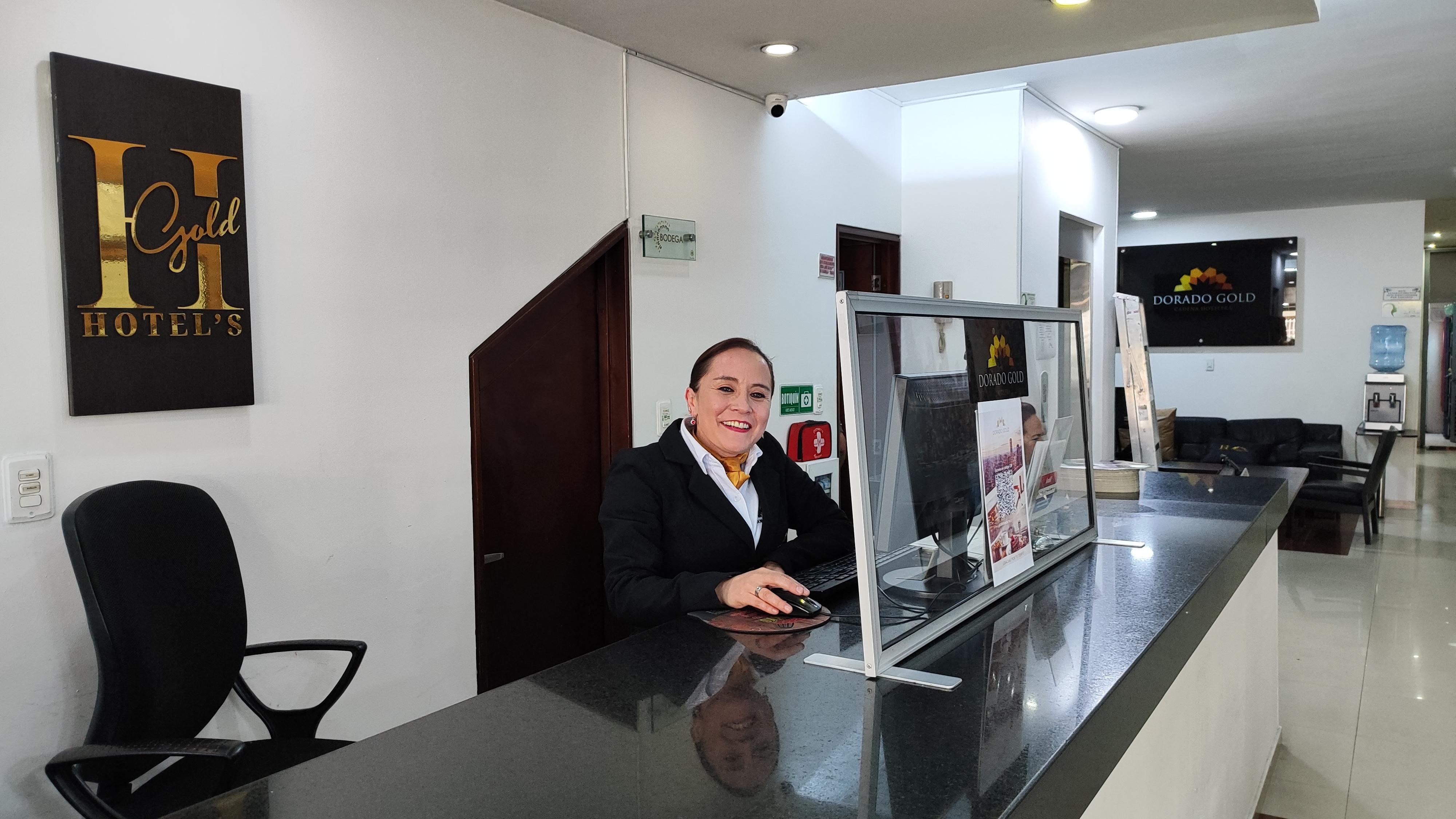 Vista Lobby Hotel Dorado Gold Bogota