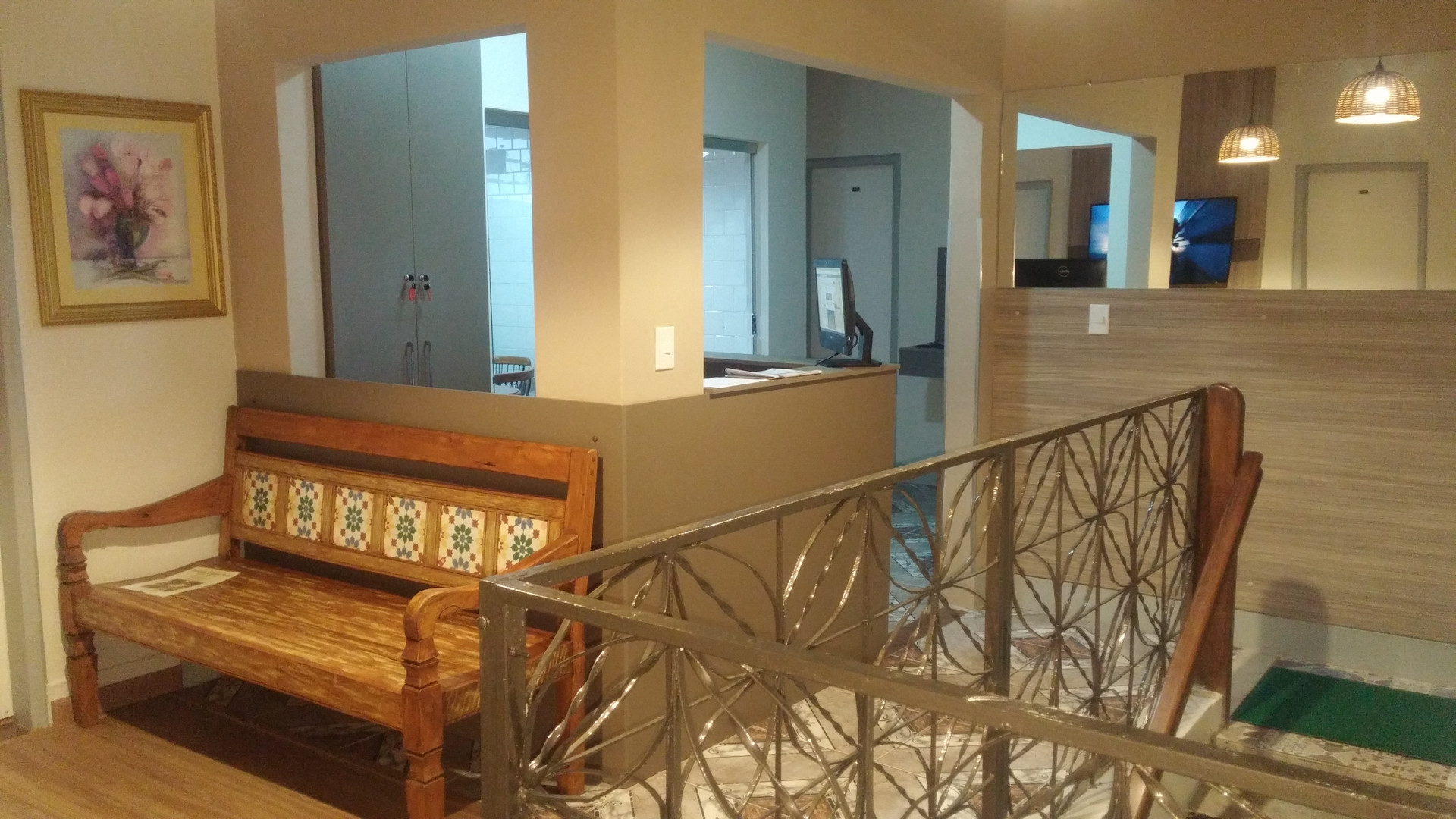 Vista Lobby Pousada Xavier da Veiga