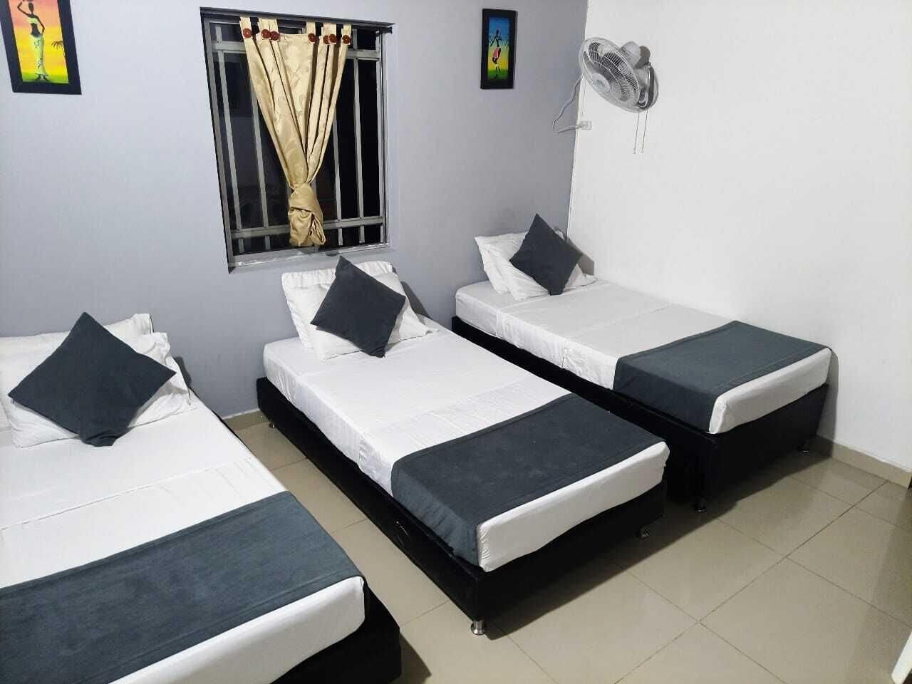 Habitación Hotel Palma Sevilla Medellin