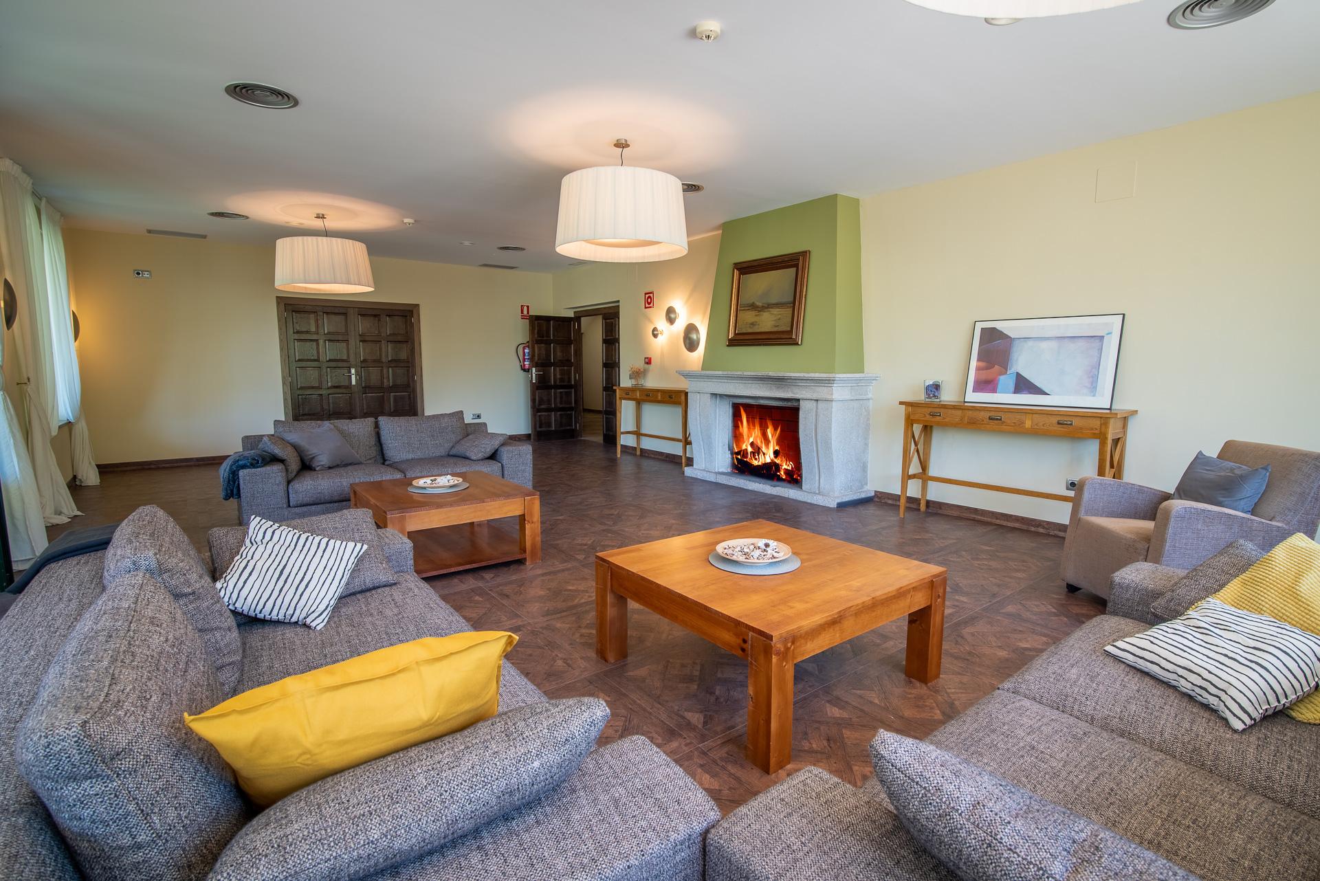 Vista Lobby Hotel rural Aldeaduero