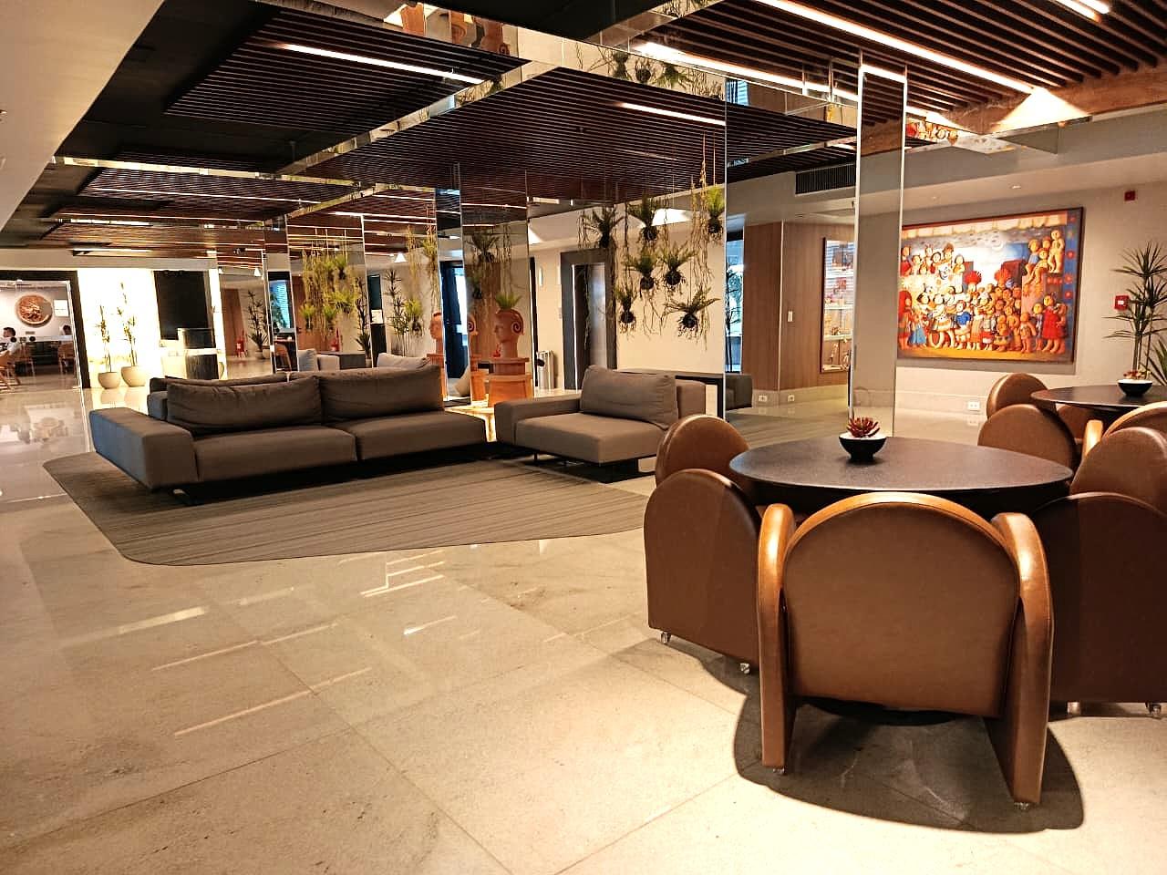 Vista do lobby Park Hotel