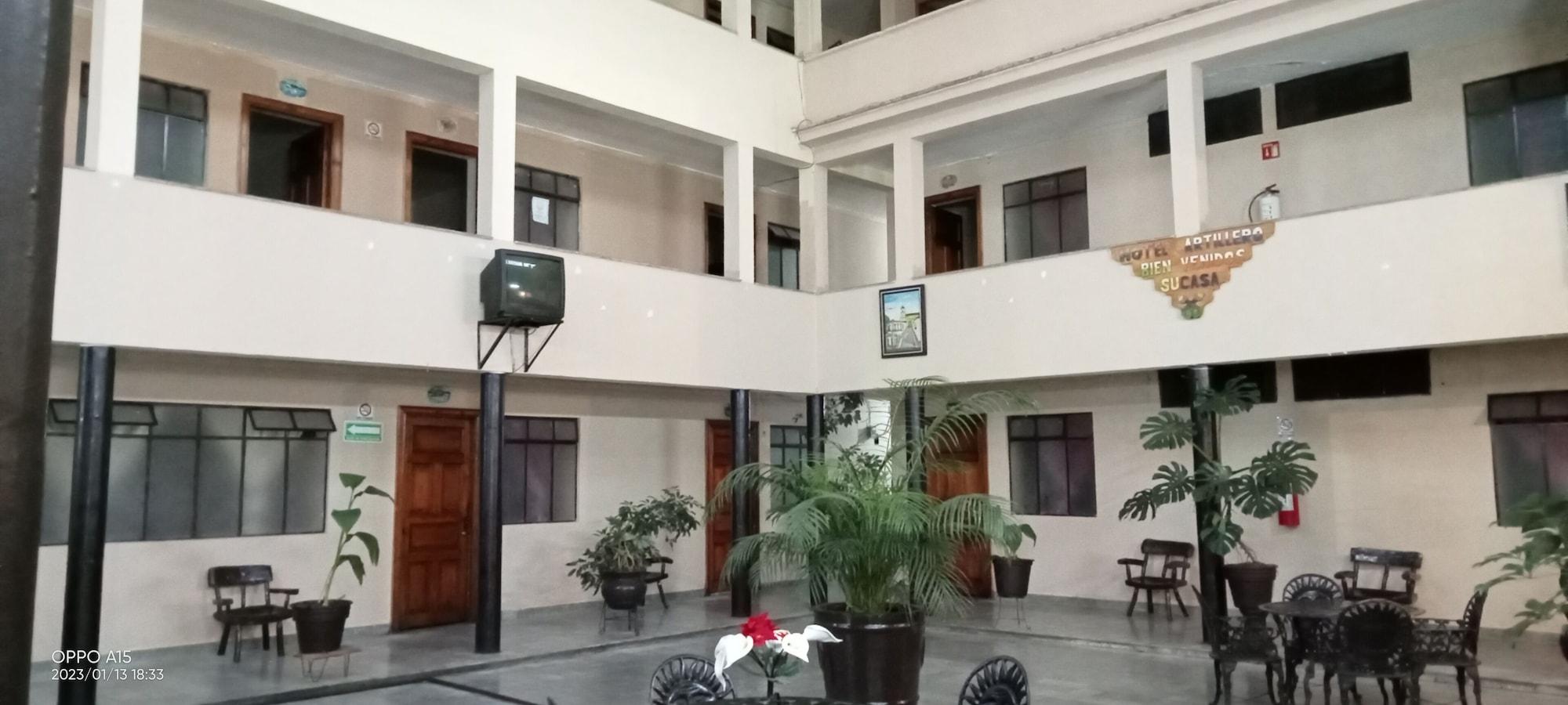 Vista Lobby Hotel Casa del Artillero