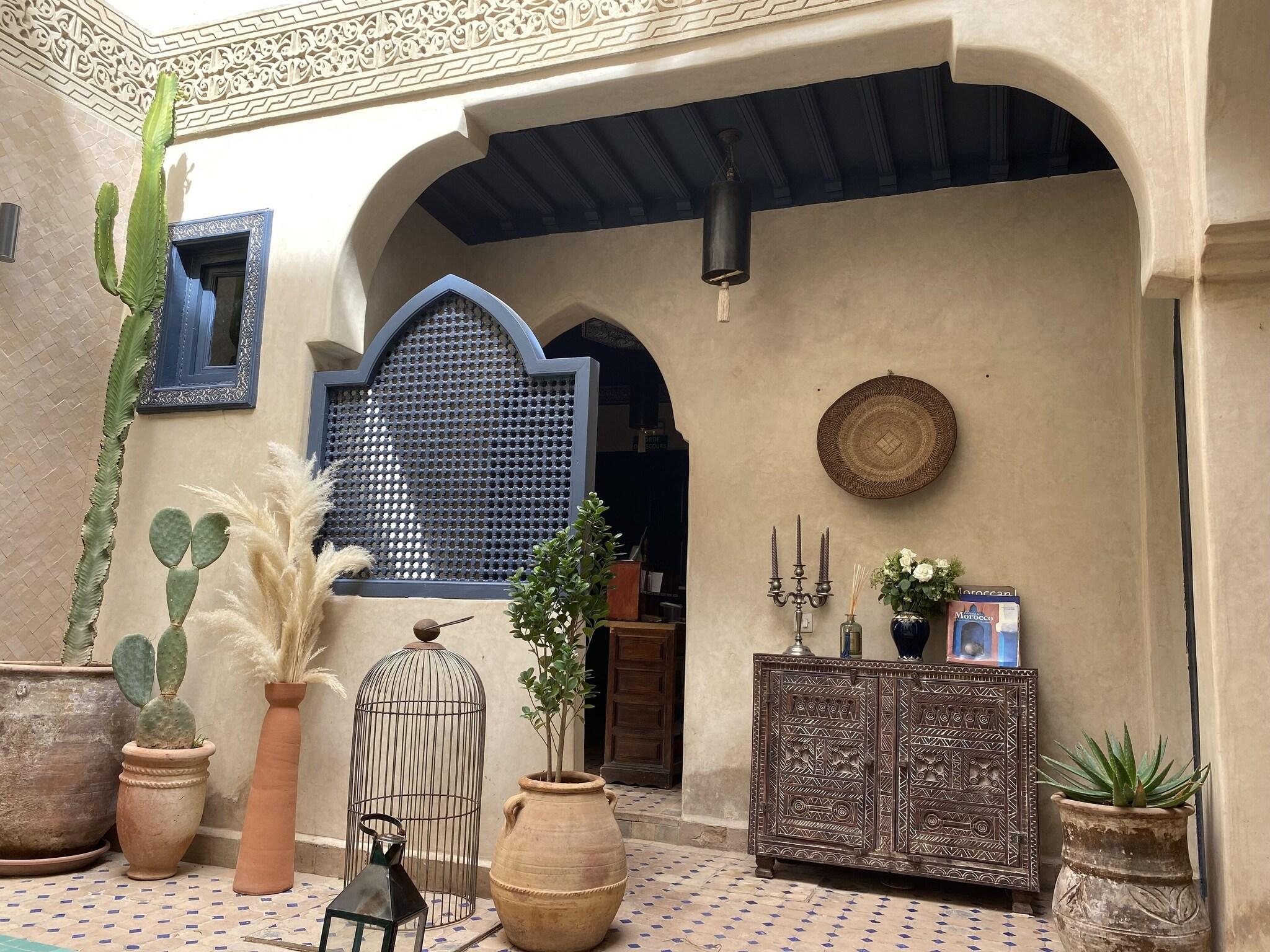Vista do lobby Riad Jonan