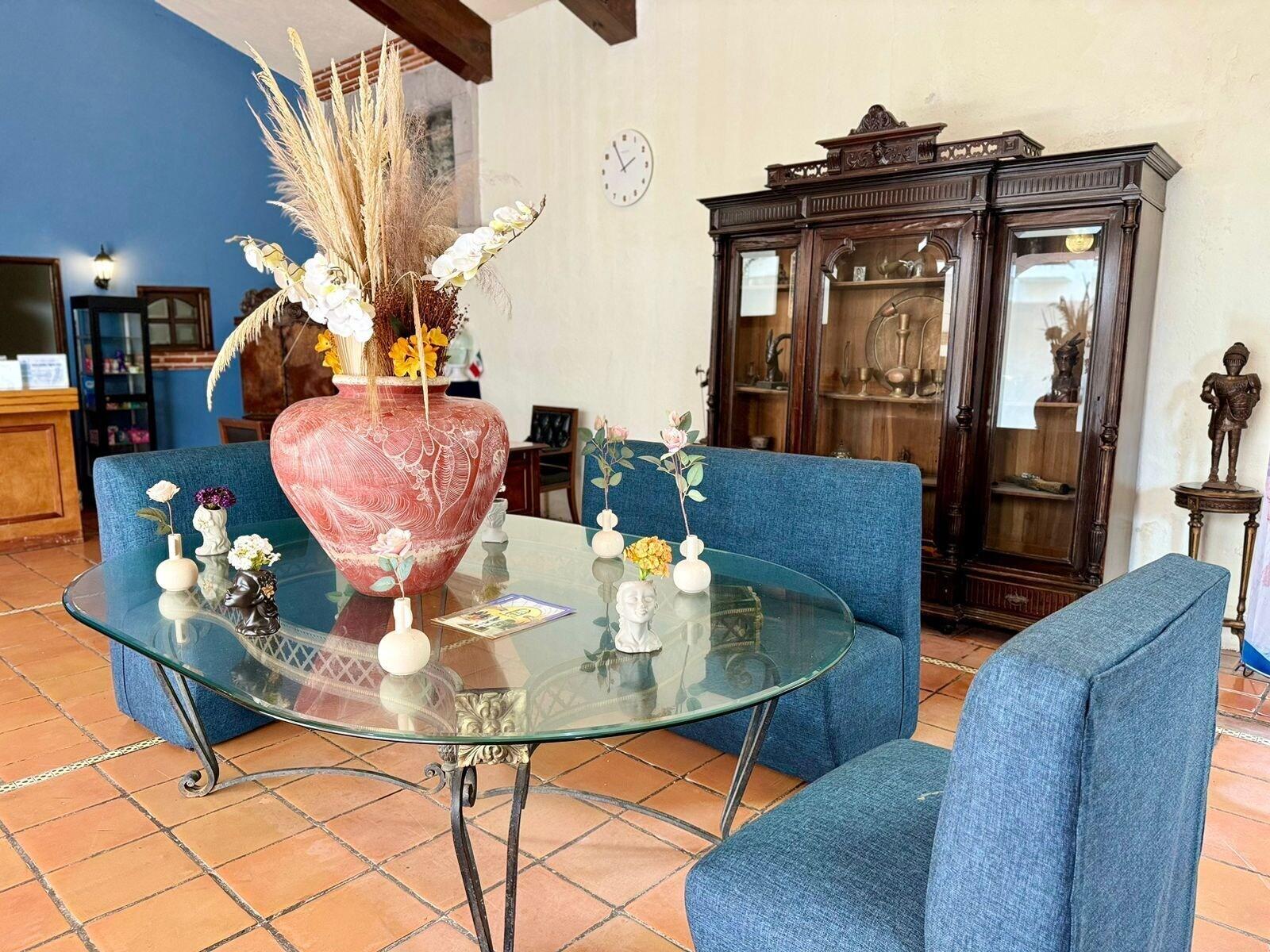 Vista Lobby Hotel Ex-Hacienda La Pitaya Queretaro