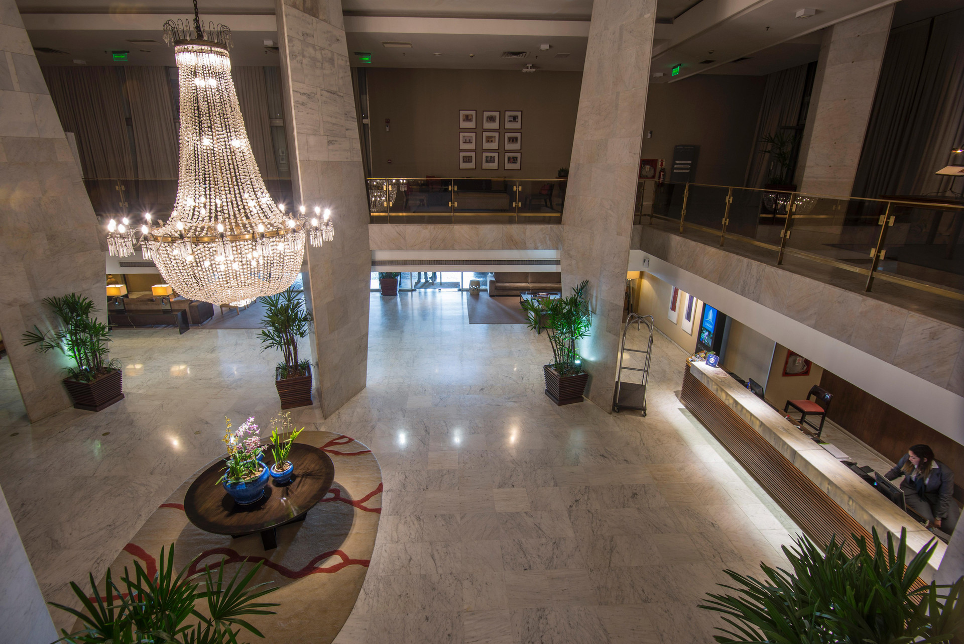 Vista Lobby Hotel Guaraní Asunción
