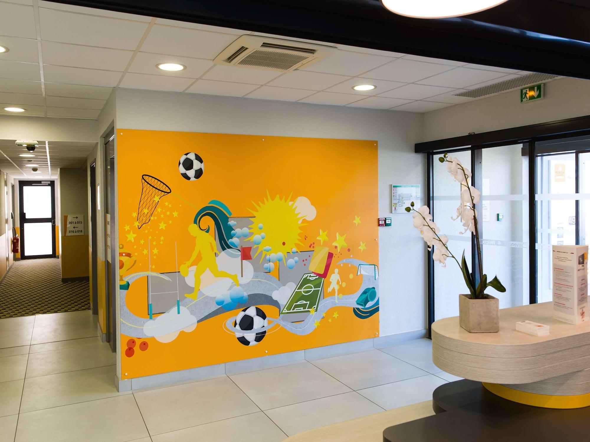 Vista Lobby Hôtel Première Classe Chartres Barjouville