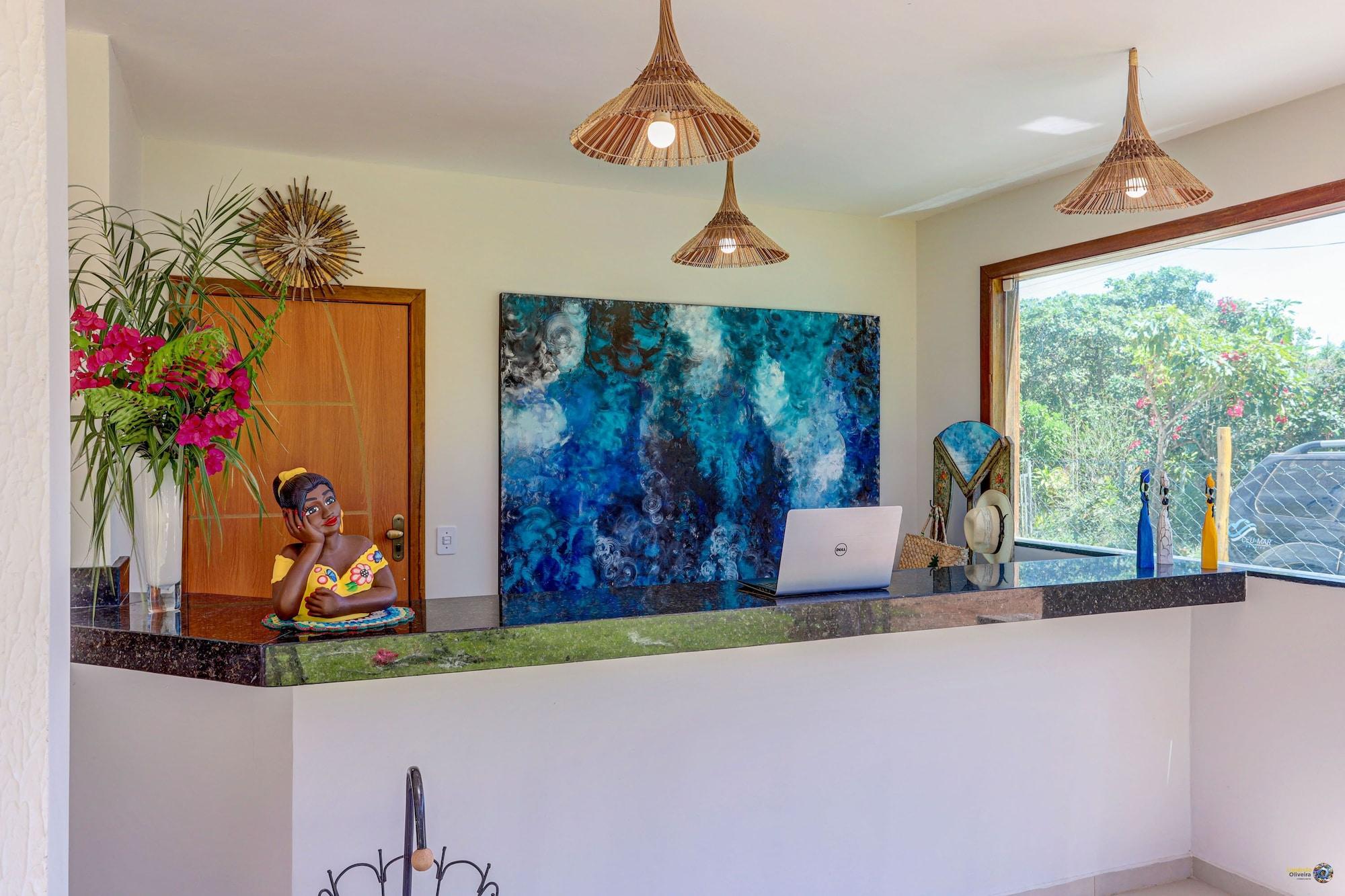 Vista Lobby Pousada Céu & Mar de Taipu