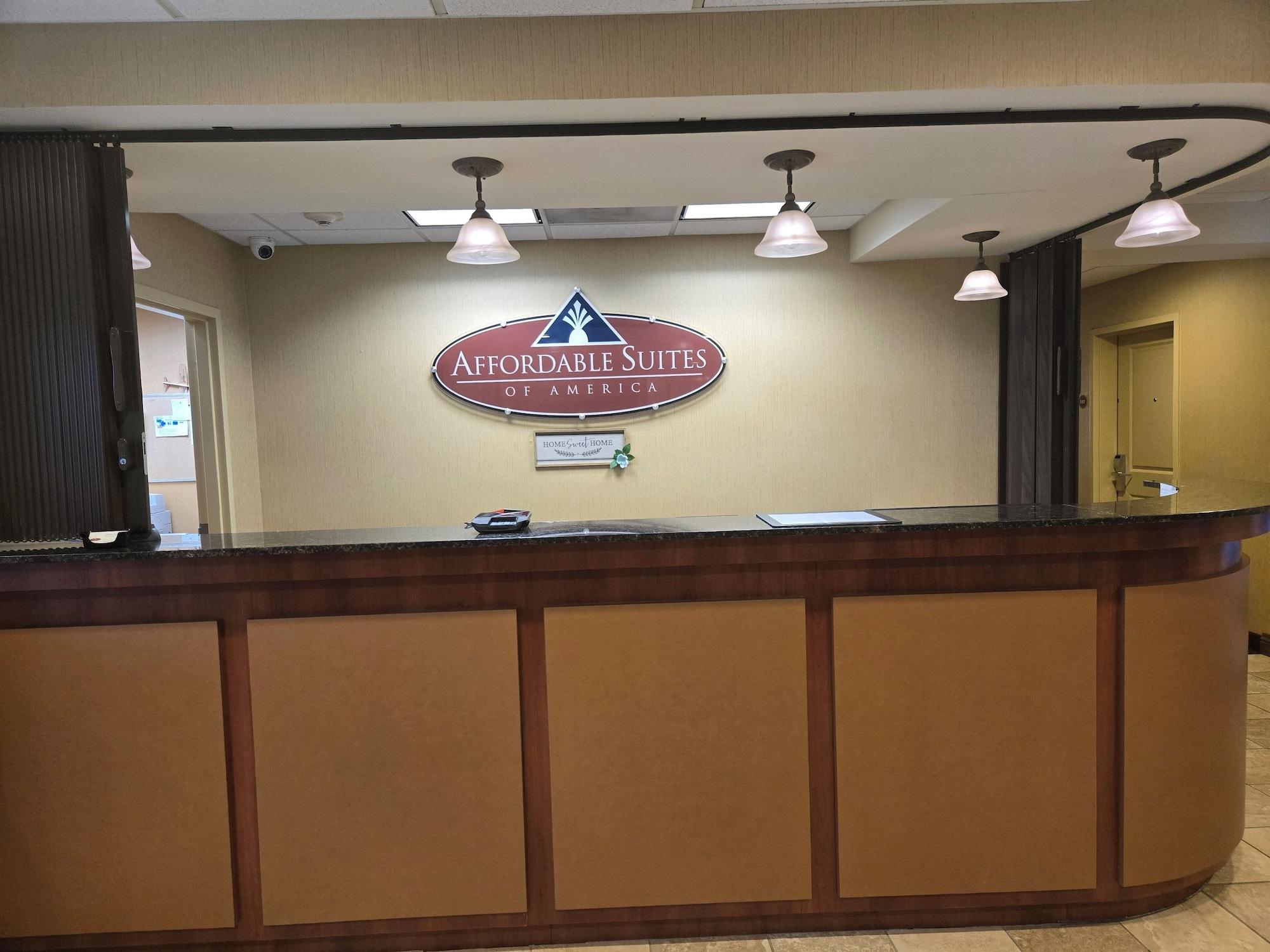 Vista Lobby Affordable Suites of America Rogers - Bentonville