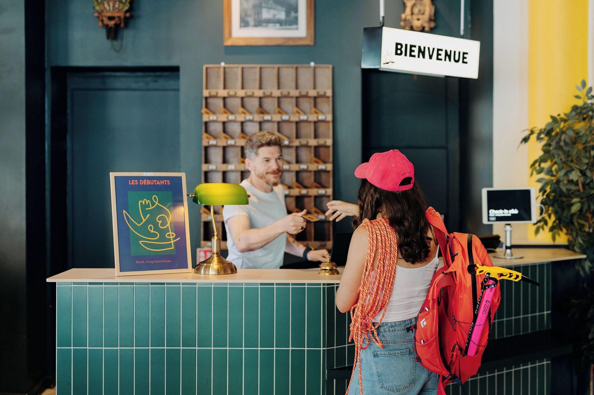 Vista Lobby PlanB Hotel - Living Saint Gervais