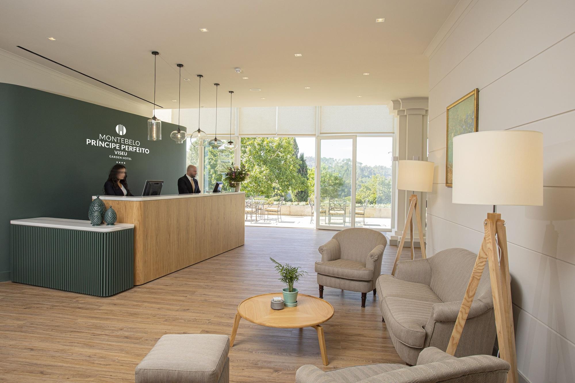 Vista Lobby Montebelo Príncipe Perfeito Viseu Garden Hotel