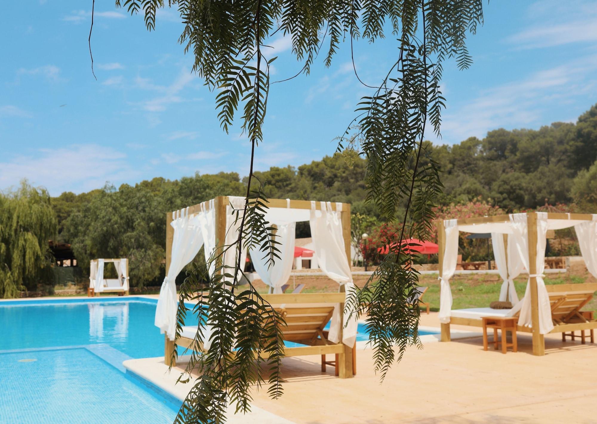 Vista Piscina Hotel Llucatx Menorca