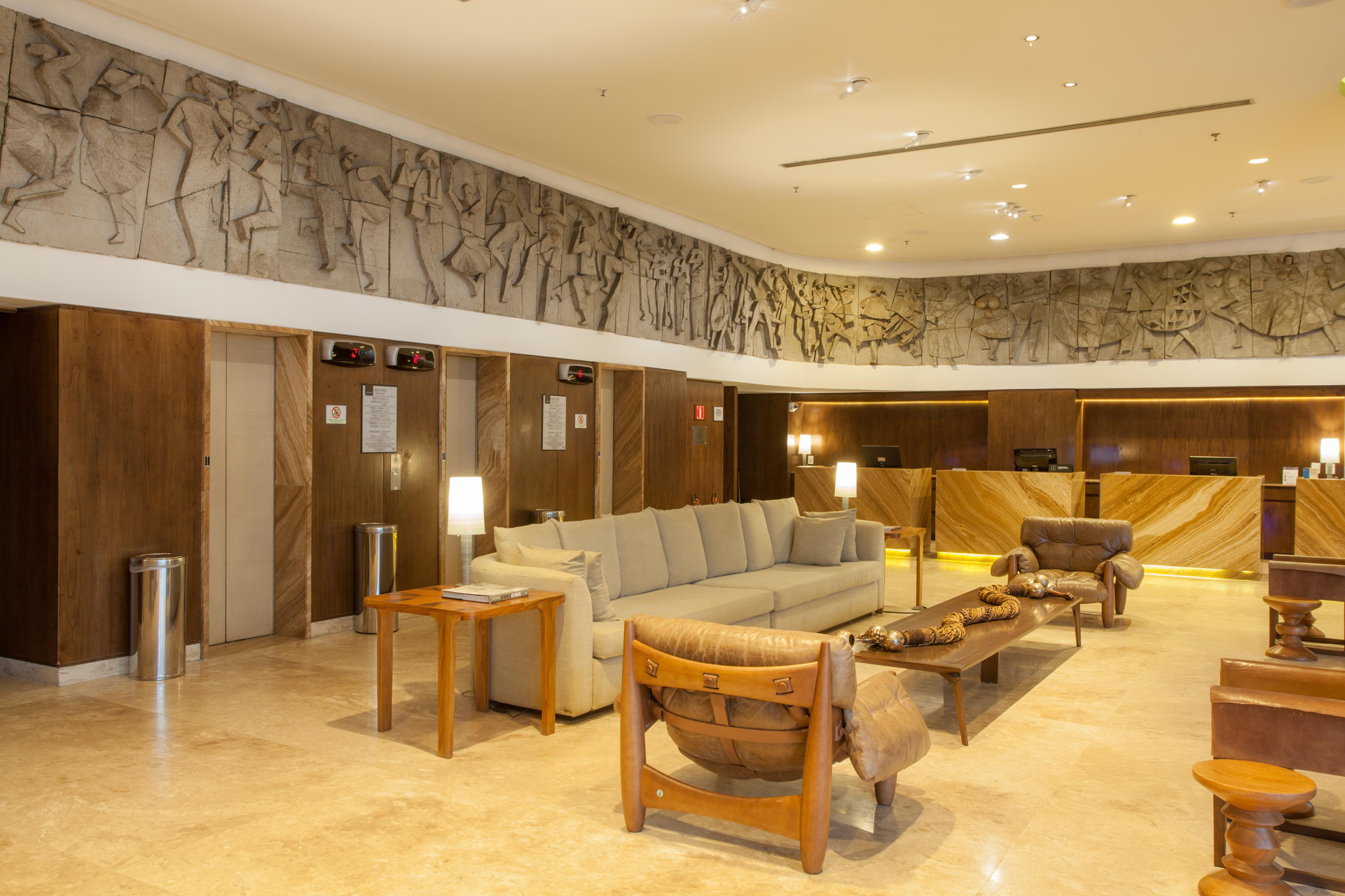 Vista Lobby Wish Hotel da Bahia