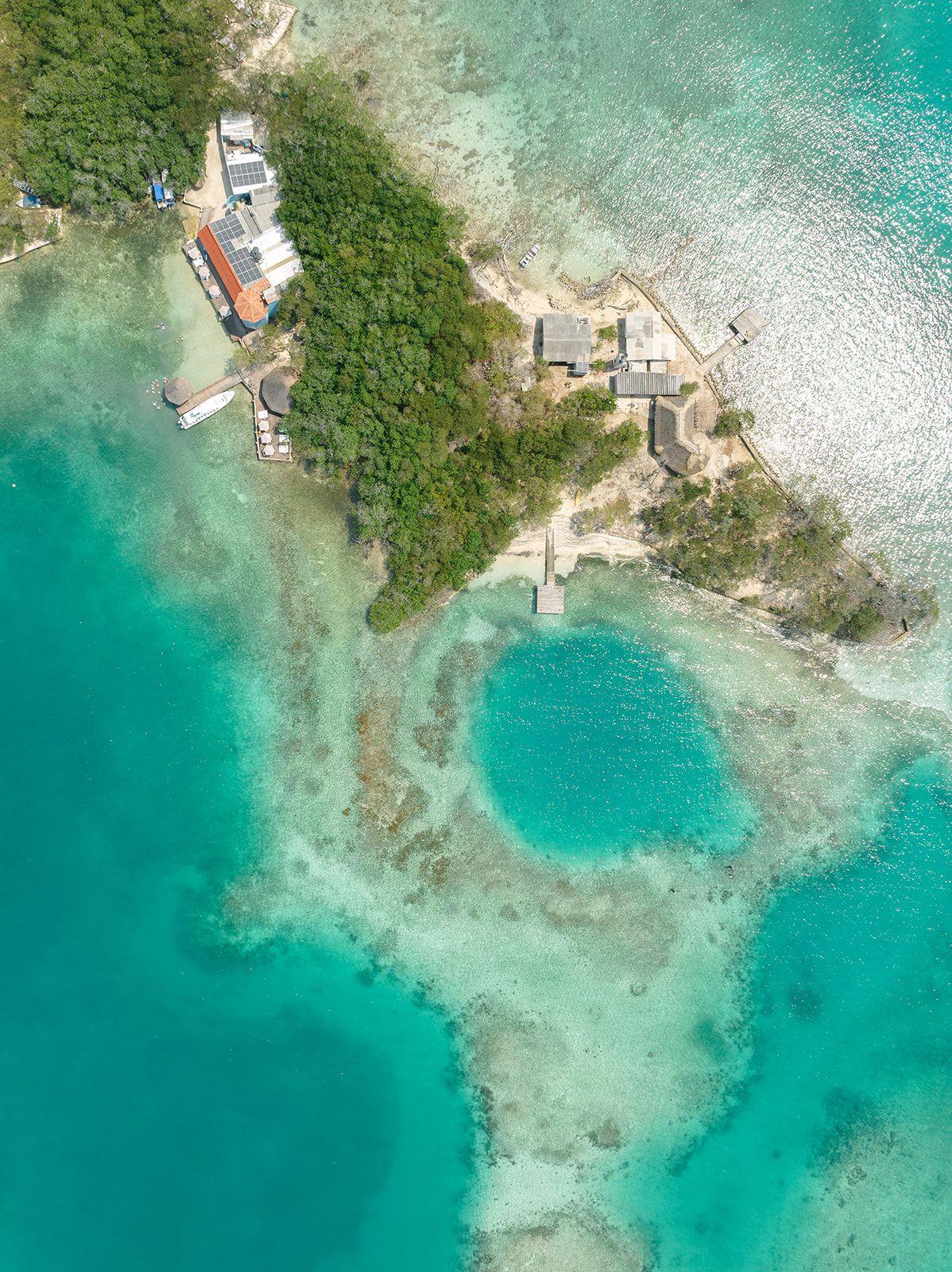 Vista aérea Fragata Island House