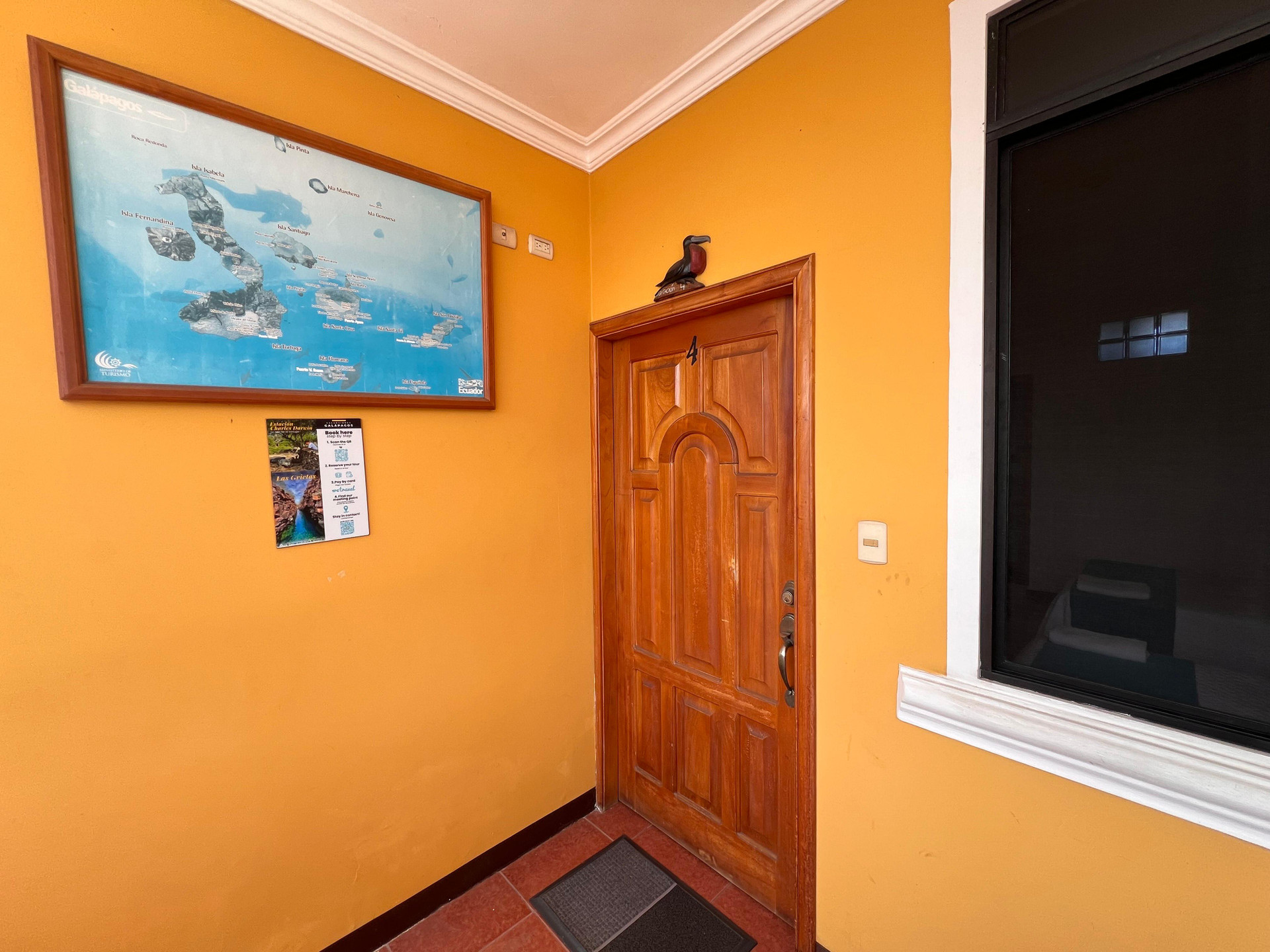 Vista Lobby Hostal Casa Cascada