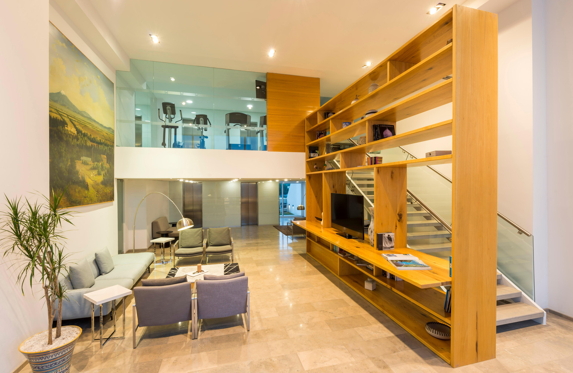 Vista Lobby Camino Real Puebla Angelopolis