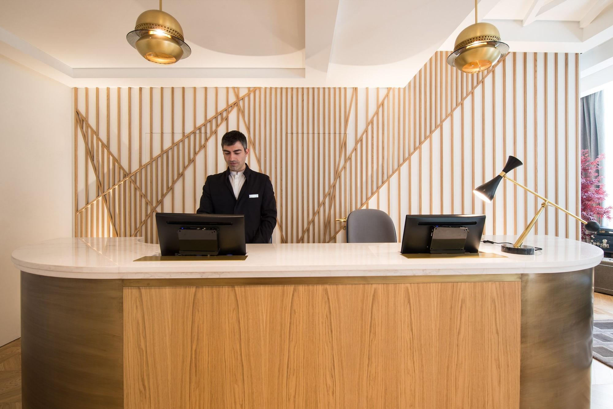 Vista Lobby Hotel Vincci Madrid Centrum