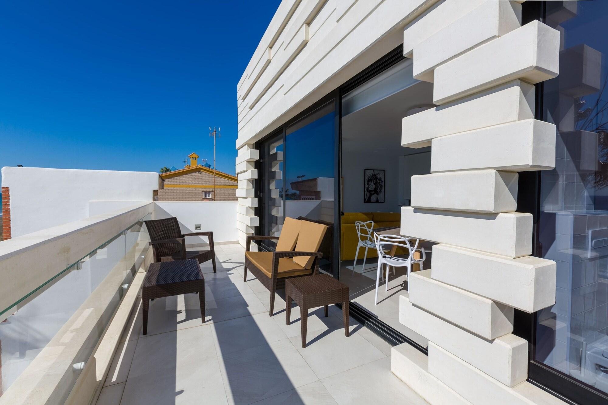 Equipamiento de Habitación Seafront Calabeach