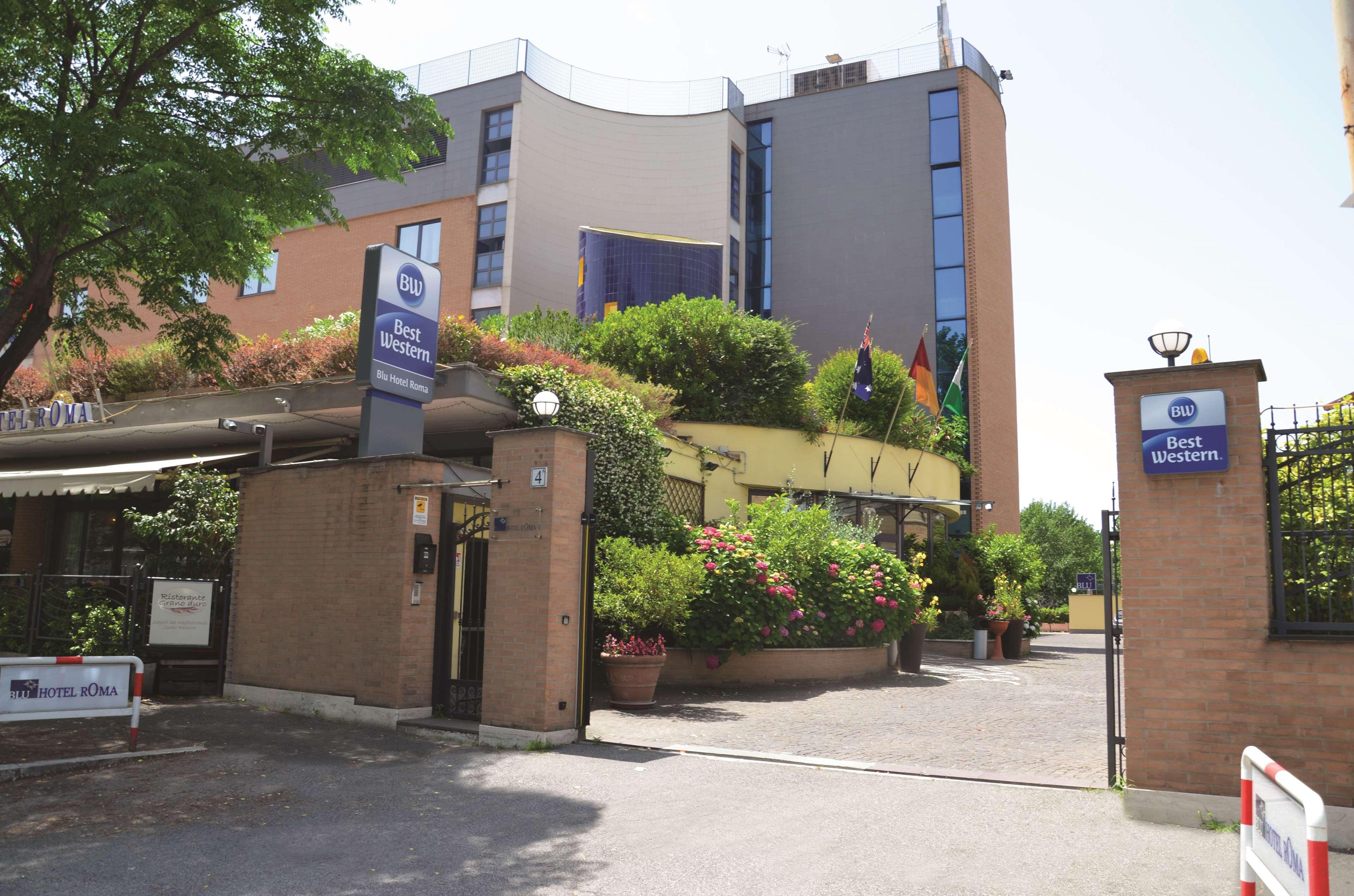 Vista Exterior Best Western Blu Hotel Roma