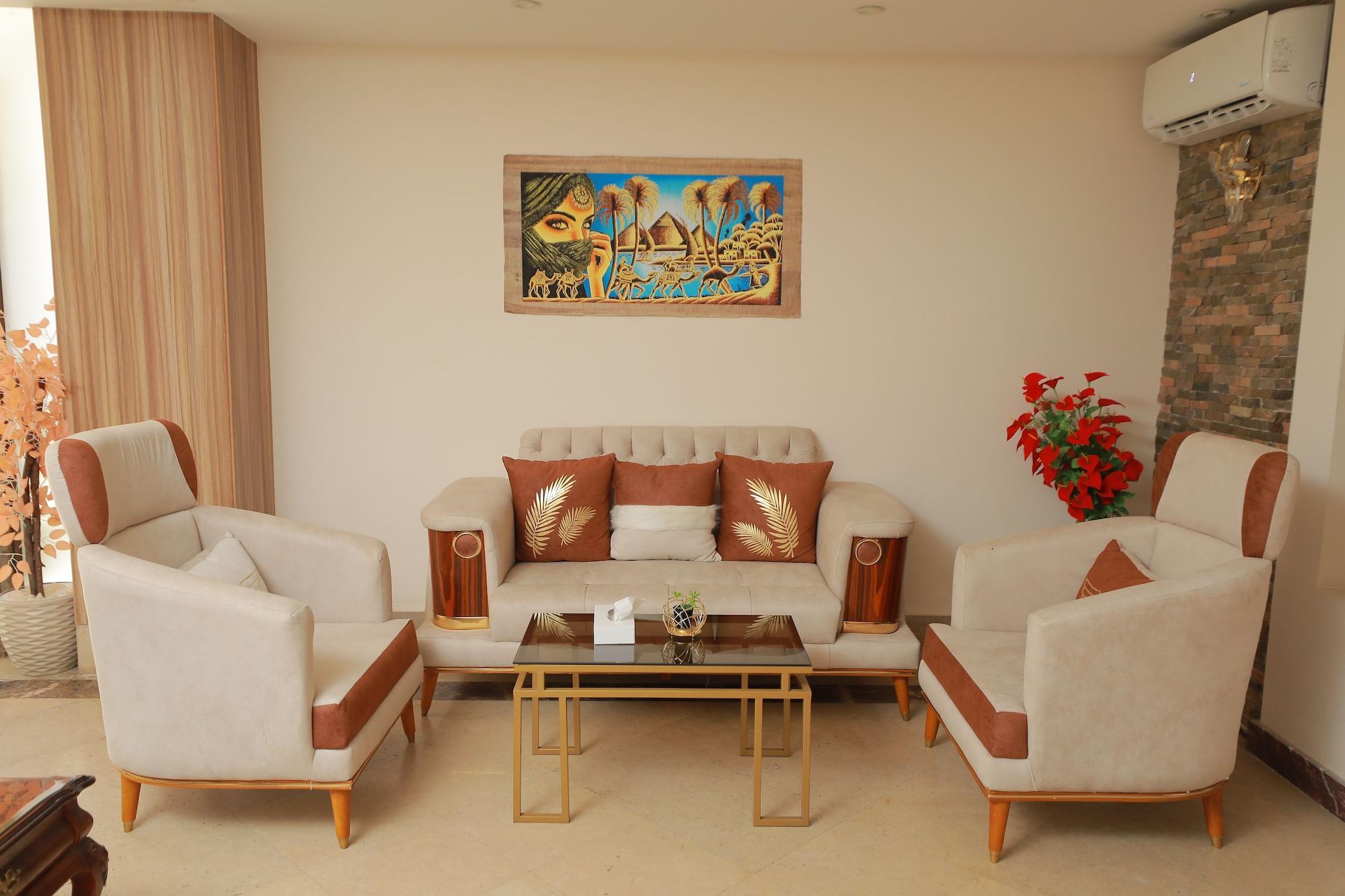 Vista Lobby Aziz Egypt Pyramids View