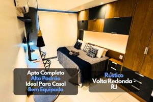 Alquiler Vacacional - Flat Alto Padrão com Ar-Condicionado Volta Redonda