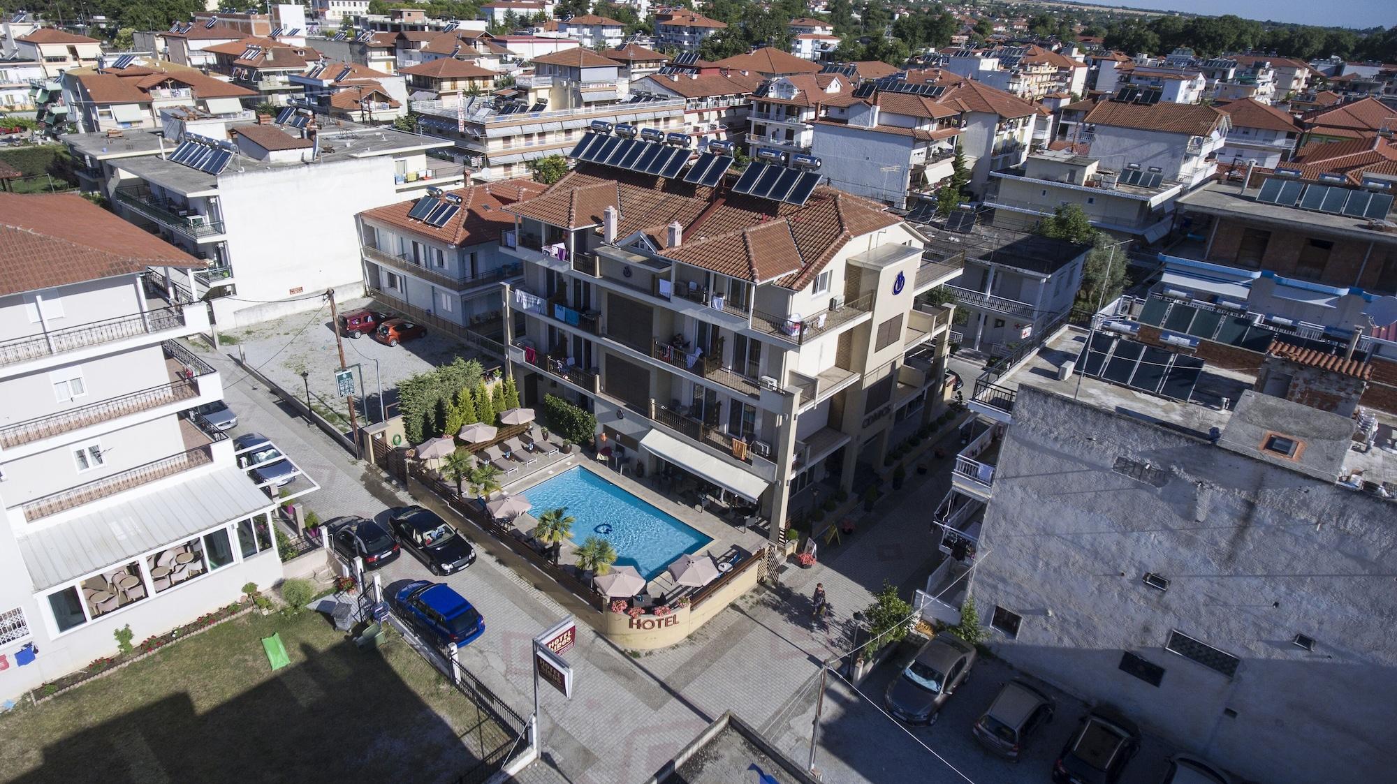 Vista Exterior Hotel Olympos