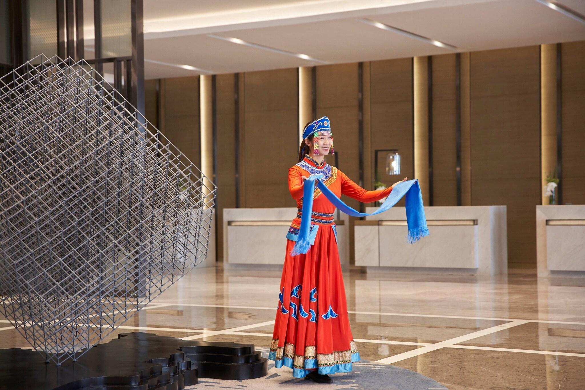 Vista Lobby Baotou Marriott Hotel