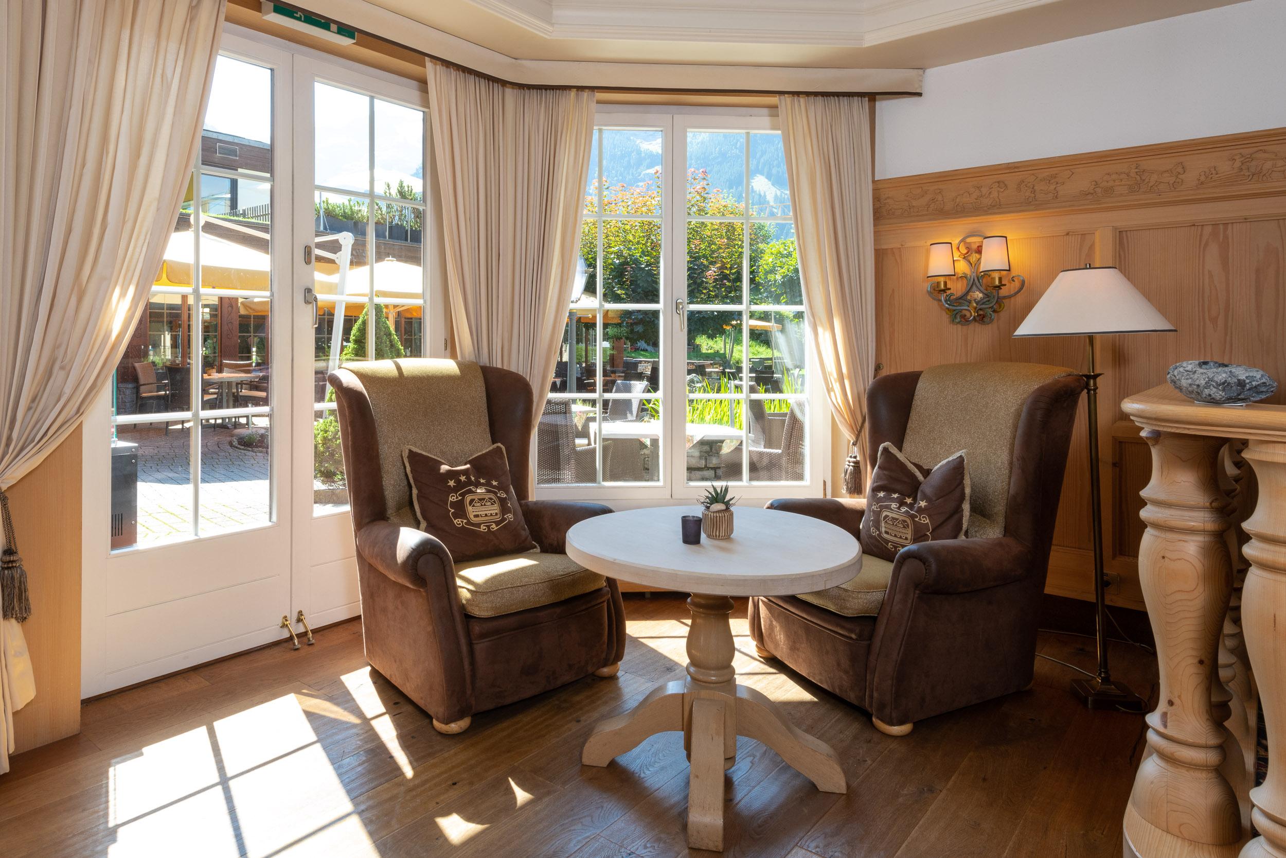 Vista Lobby Romantik Hotel Schweizerhof