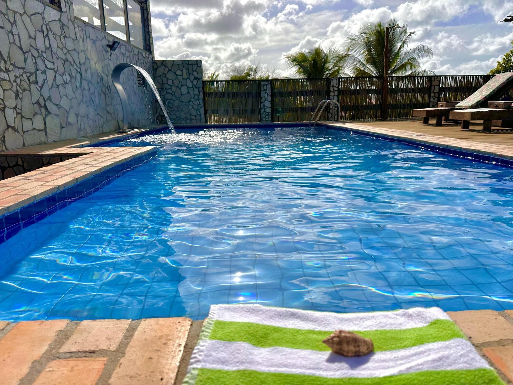 Vista Piscina Pousada Bella Mar Preá