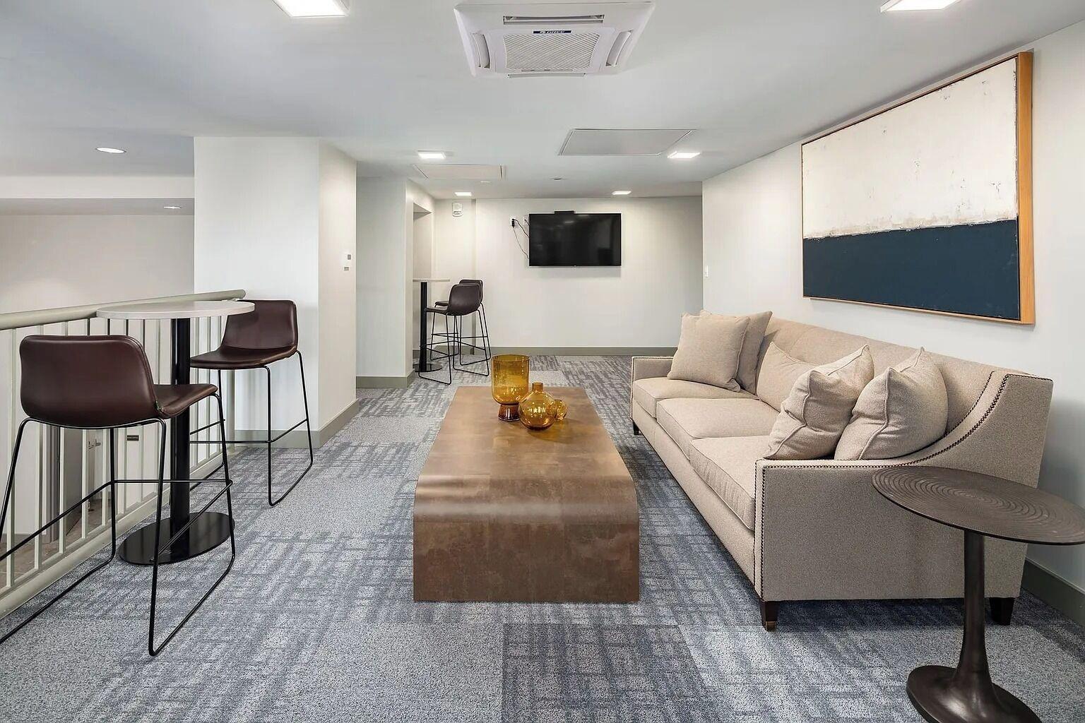 Vista Lobby Birmingham Business District Apartments by Landing