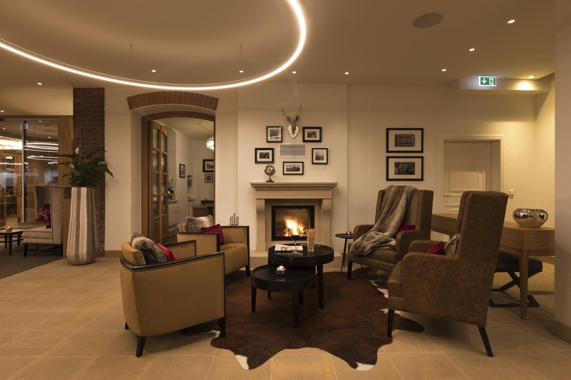 Vista Lobby Hotel Brunnenhaus Schloss Landau