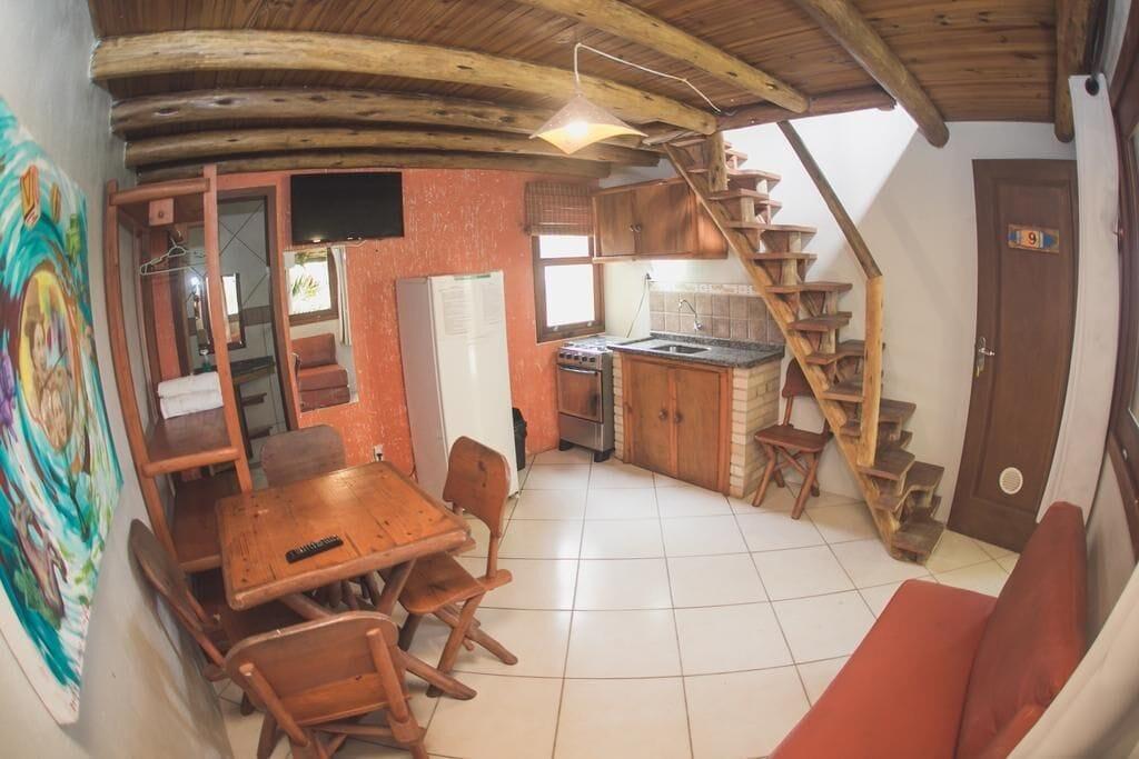 Equipamiento de Habitación Pousada Pé na Areia